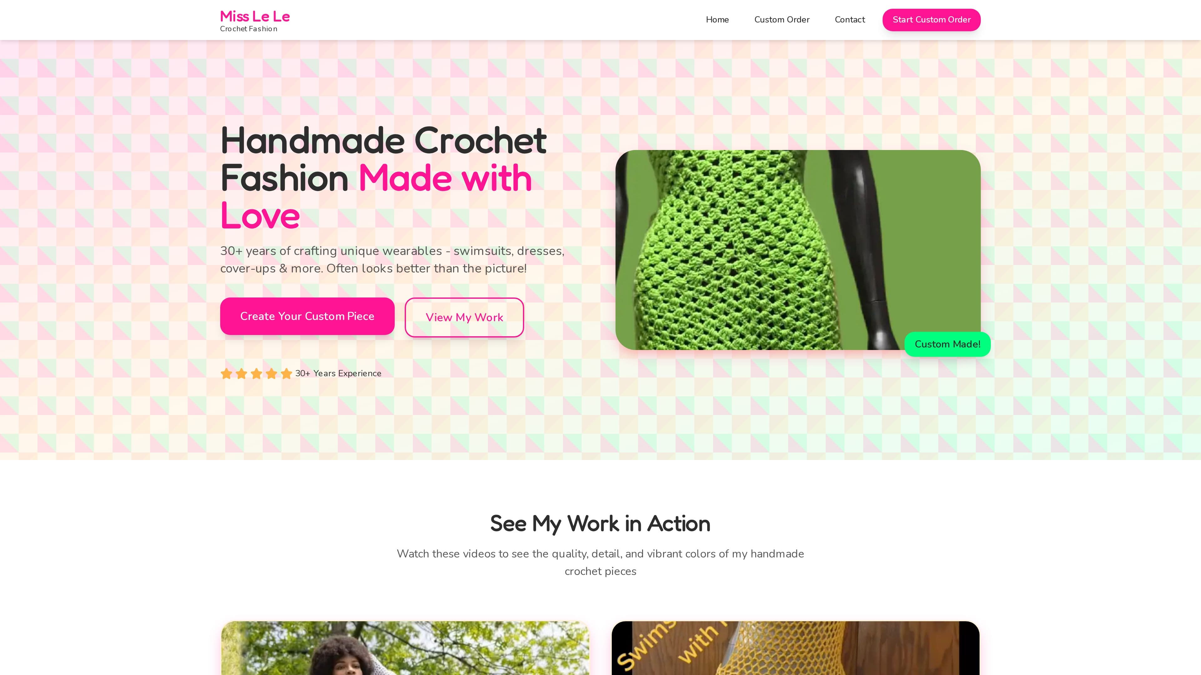 Miss le le crochet fashion 