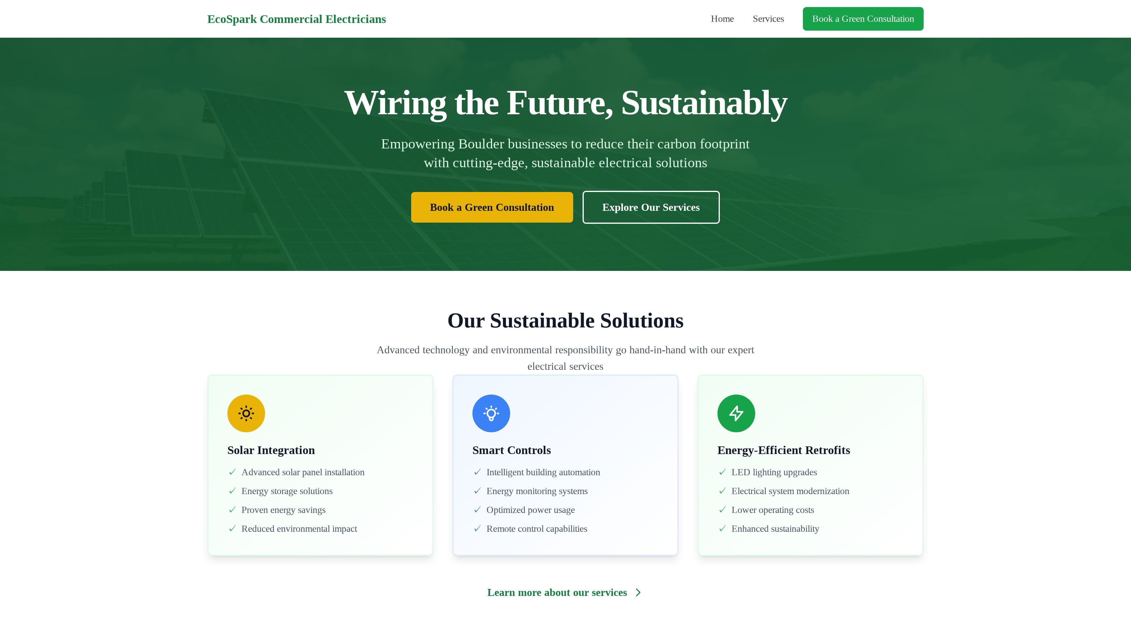 EcoSpark Commercial Electricians