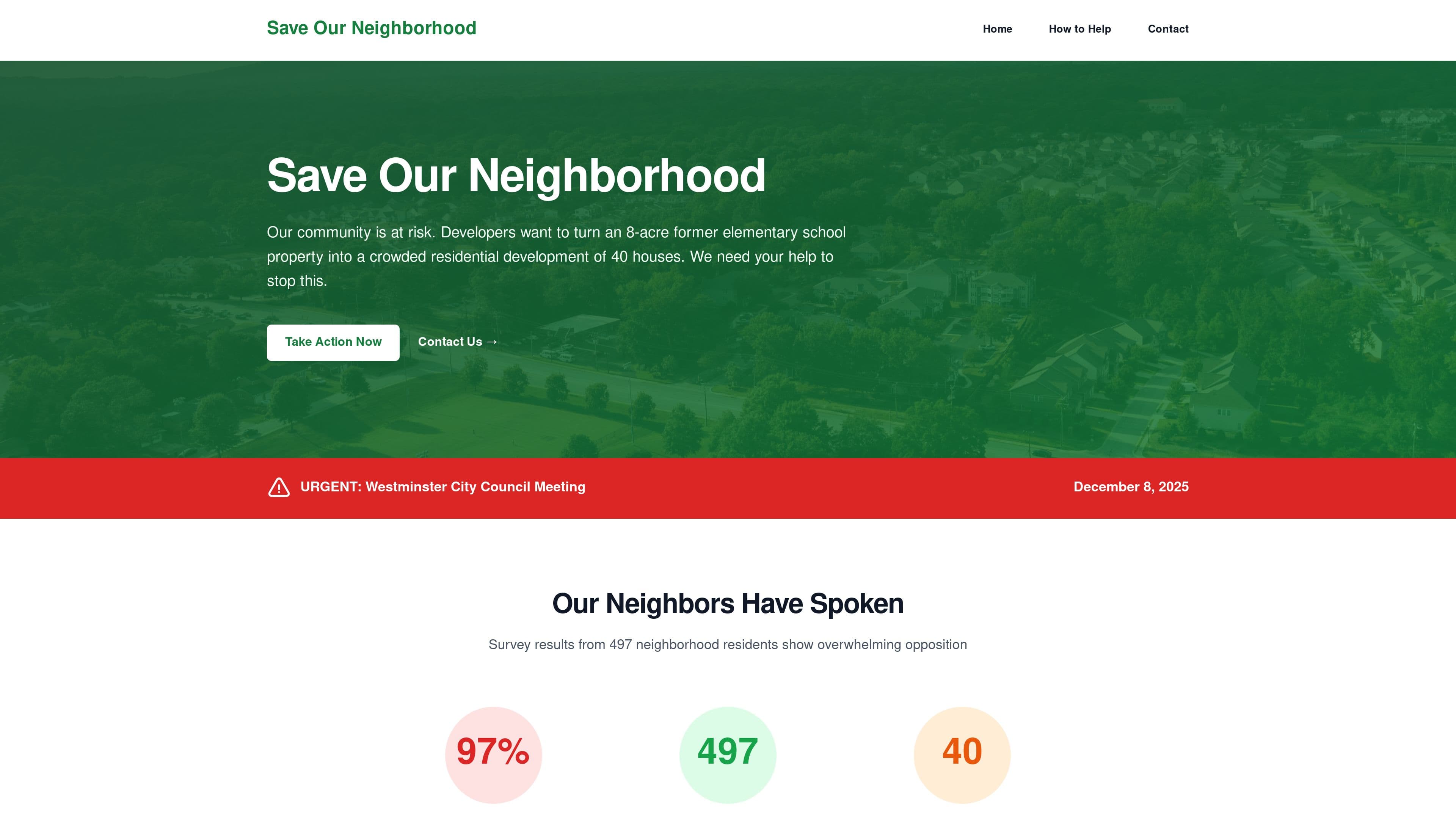 Save Our Neighborhood