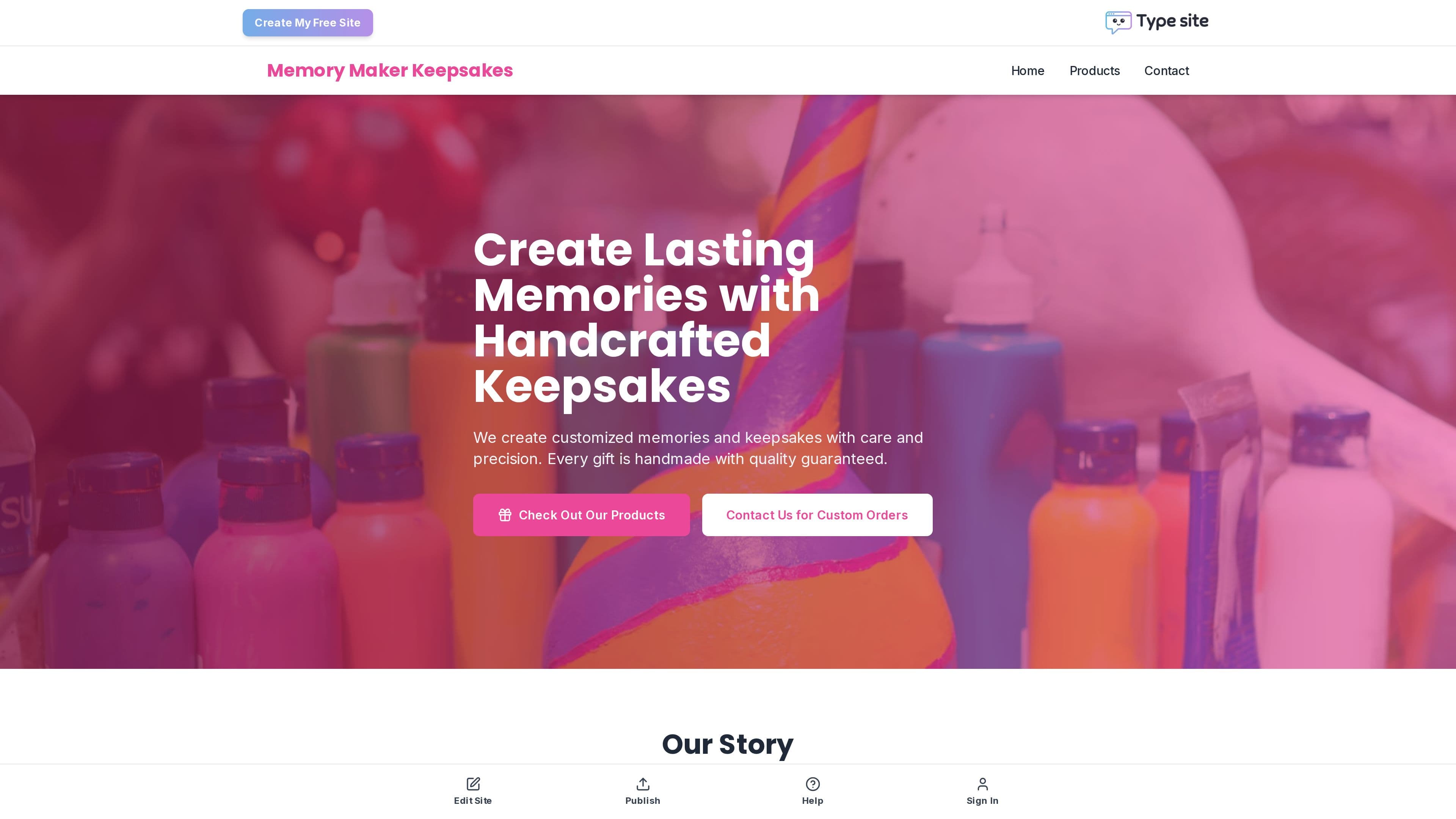 Memory Maker keepsakes