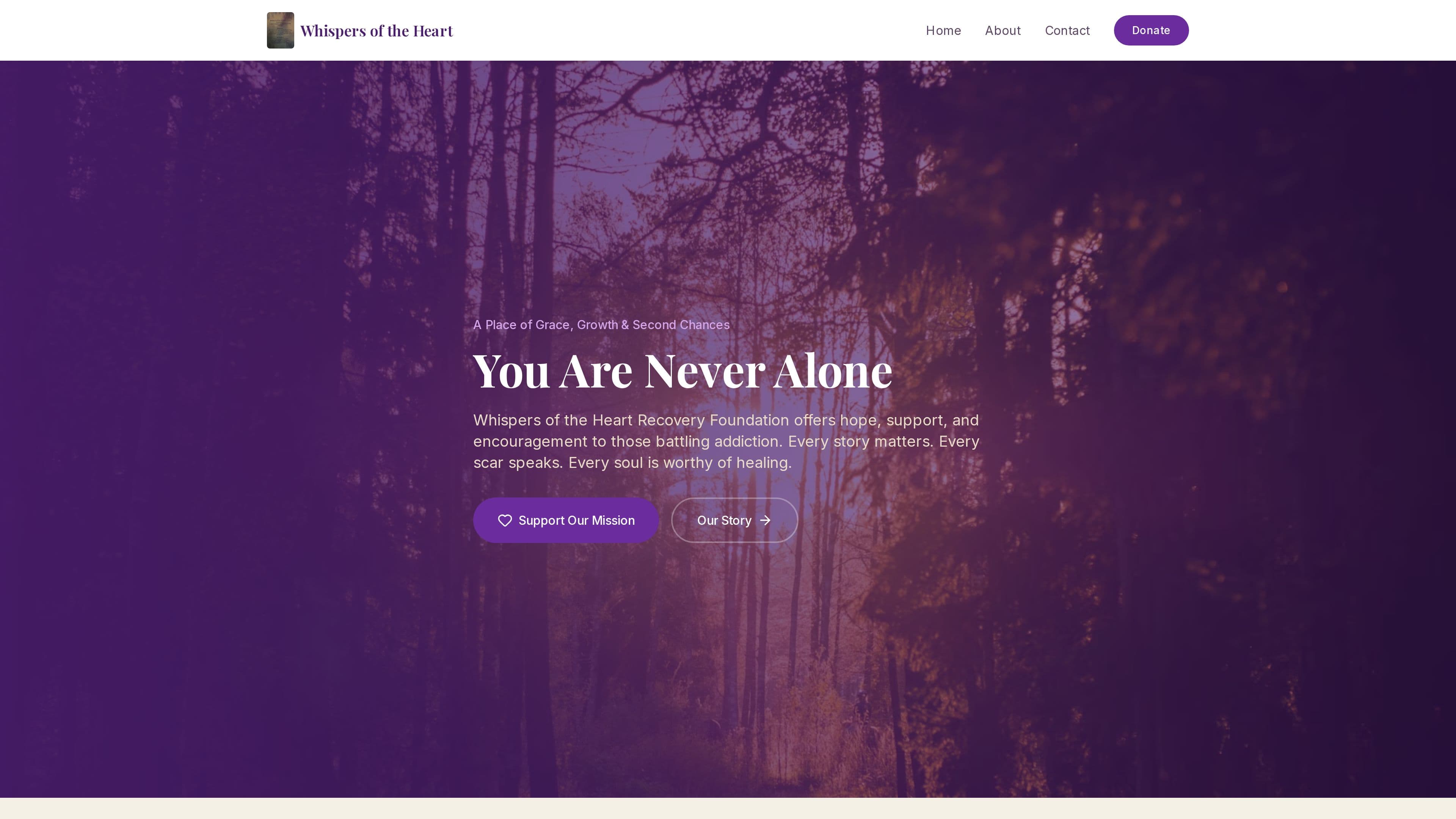 Whispers of the Heart Recovery Foundation