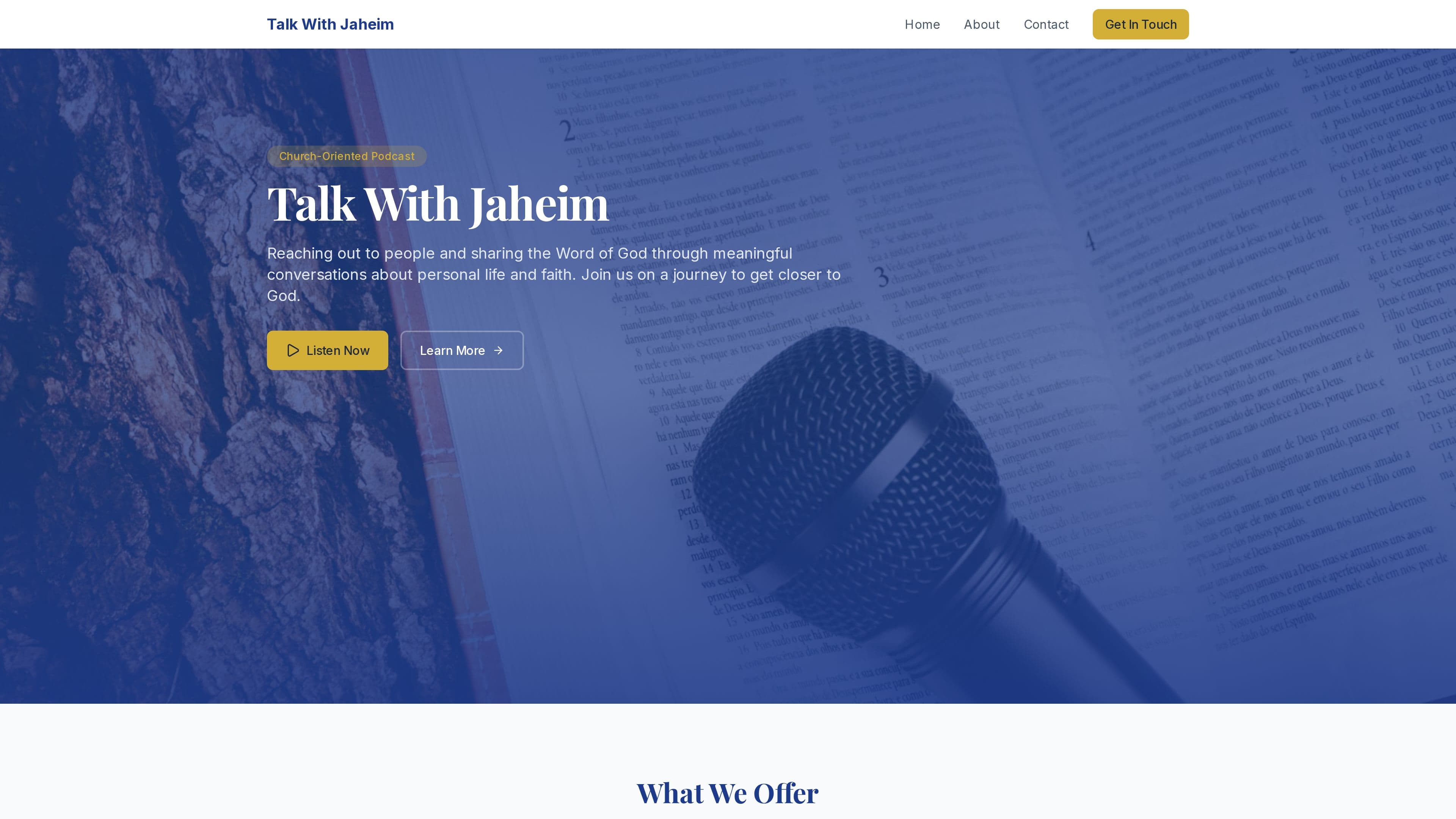 Talk With Jaheim Podcast