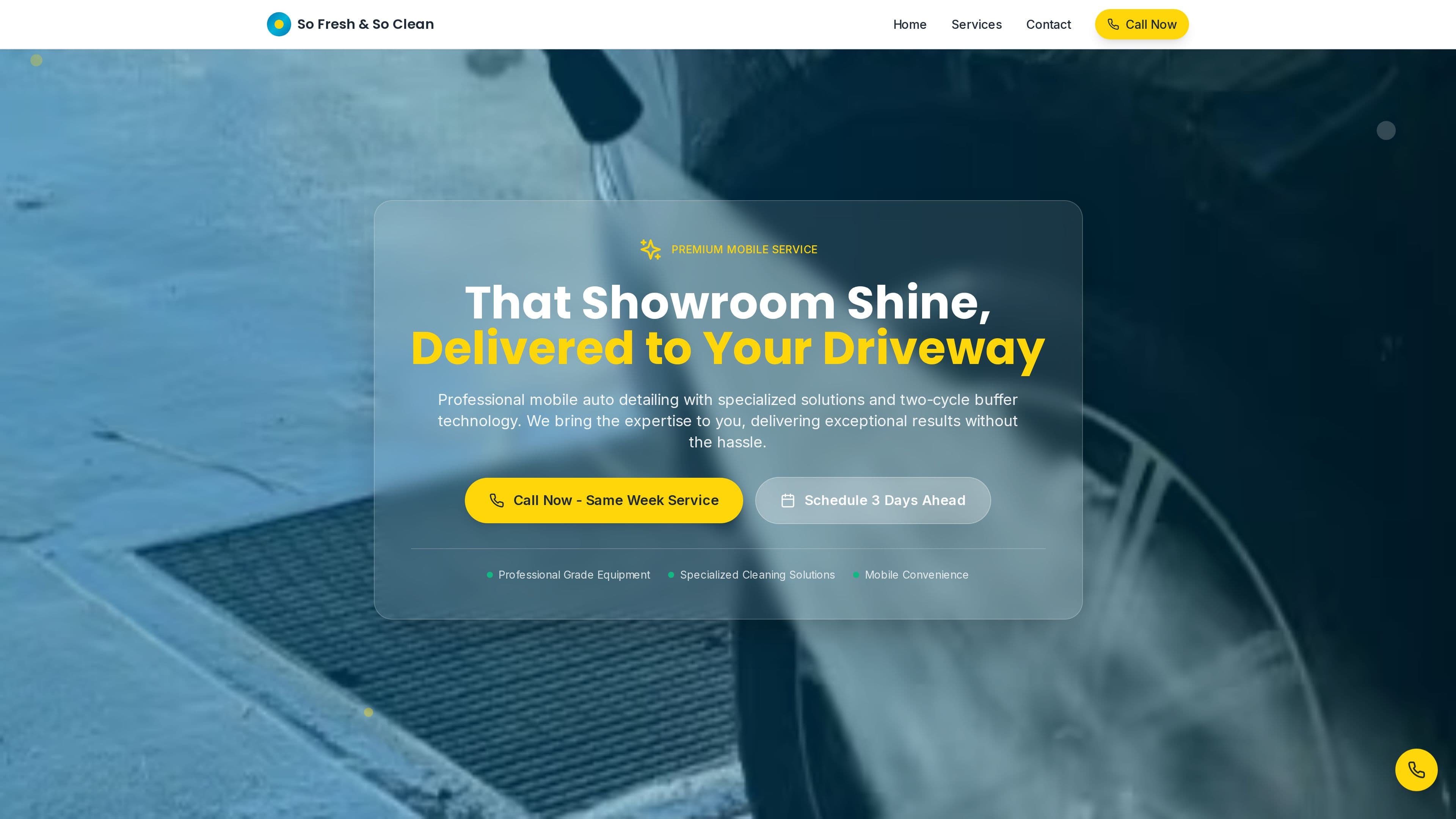 So fresh and so clean auto Detailing