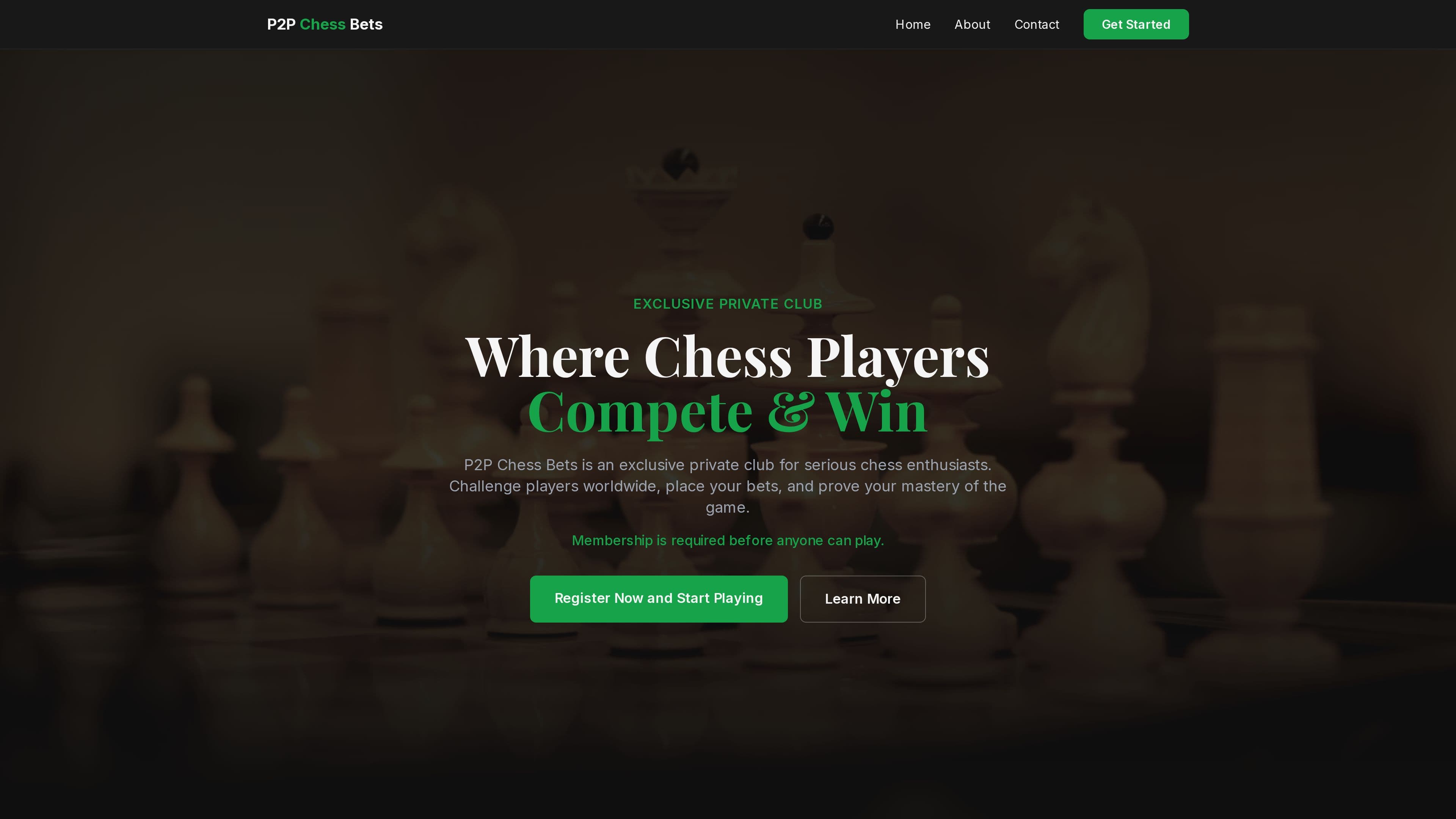 P2p Chess Bets