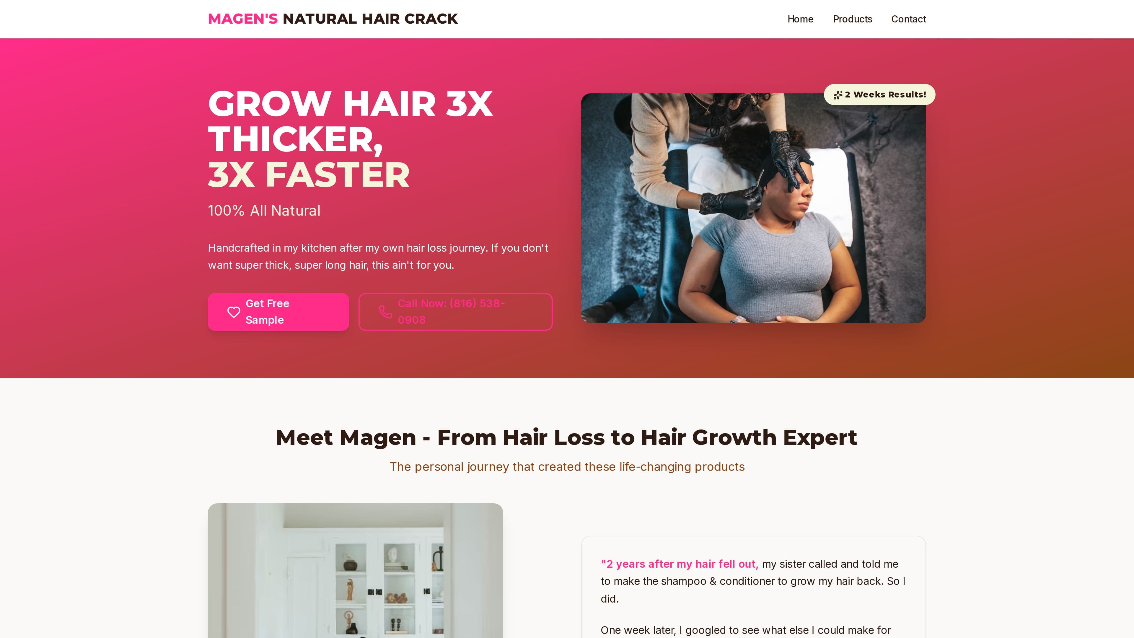 MAGEN'S NATURAL HAIR CRACK 