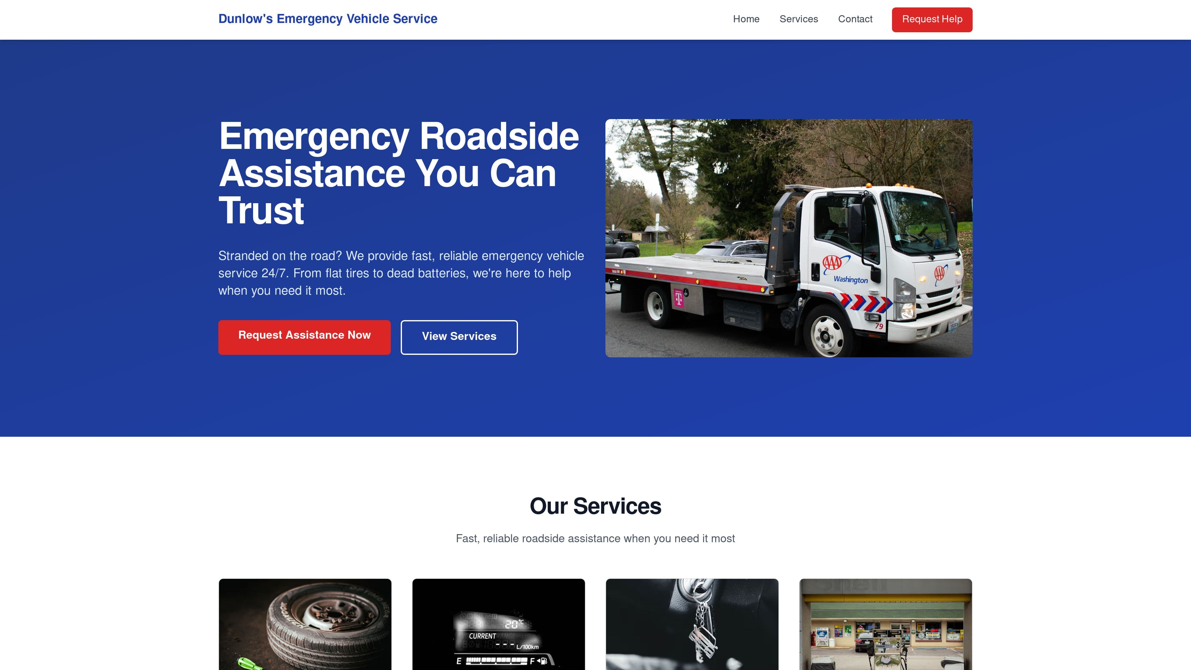 Dunlow’s emergency vehicle service