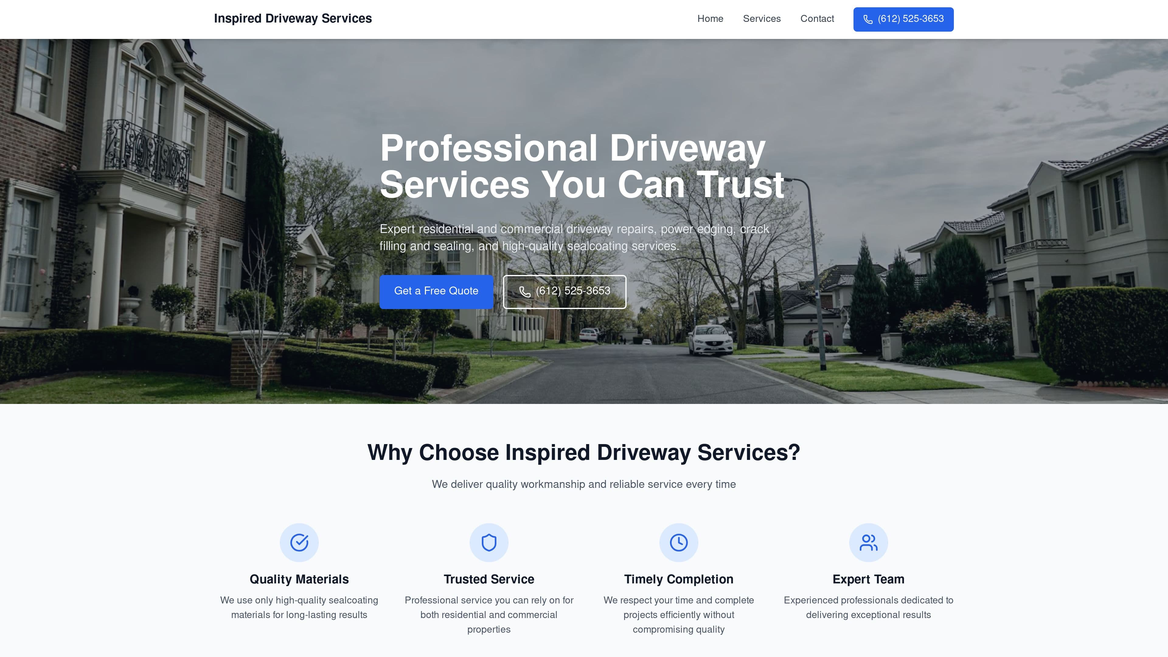 Inspired Driveway services