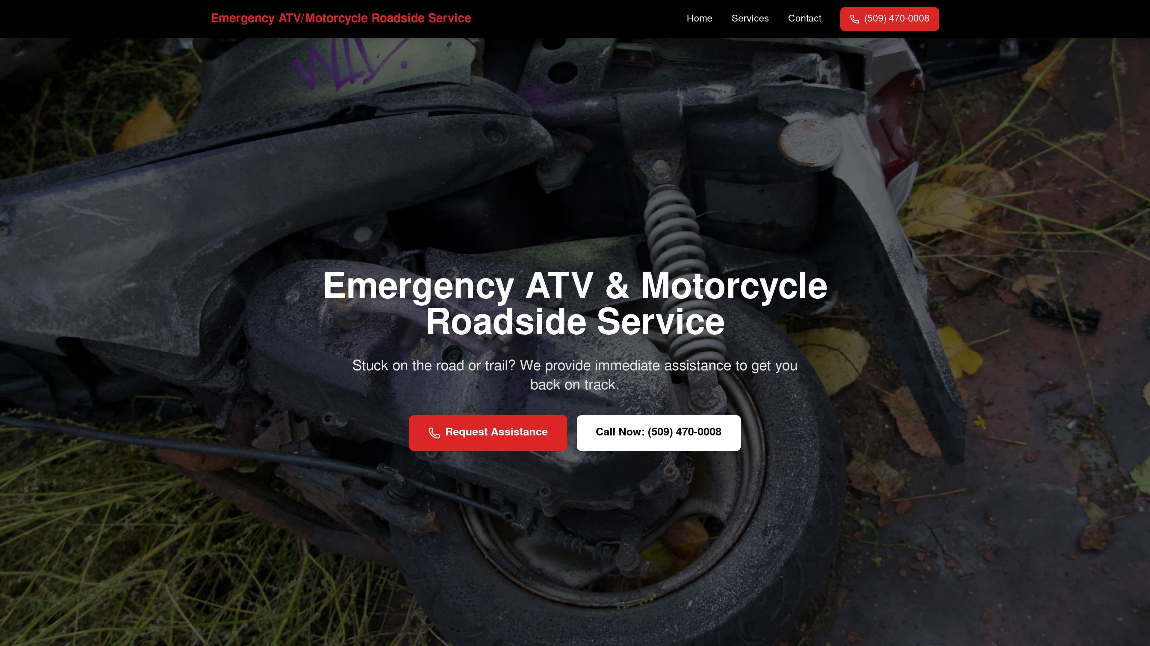 Emergency Atv/Motorcycle Roadside Service
