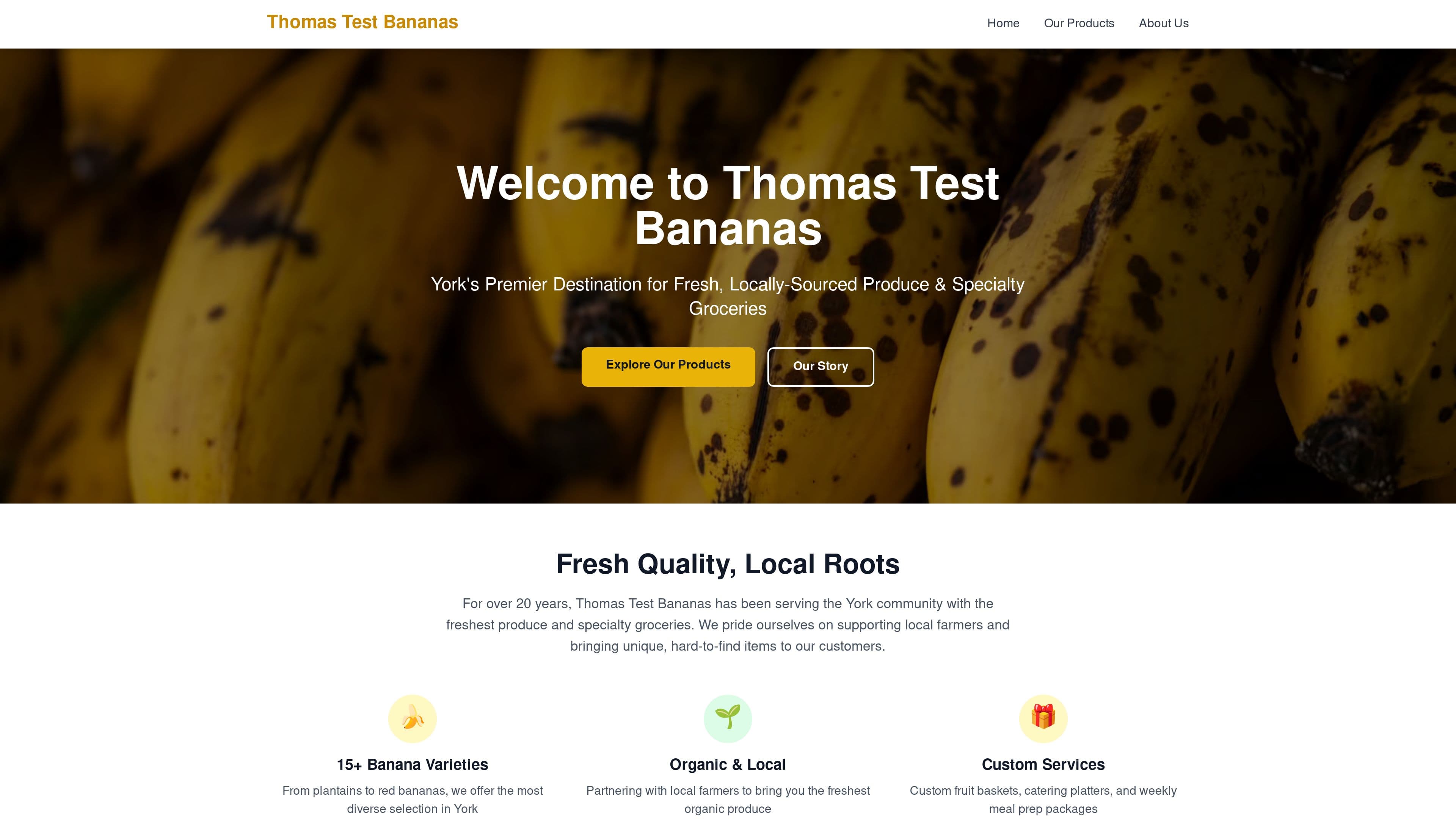 thomas test bananas