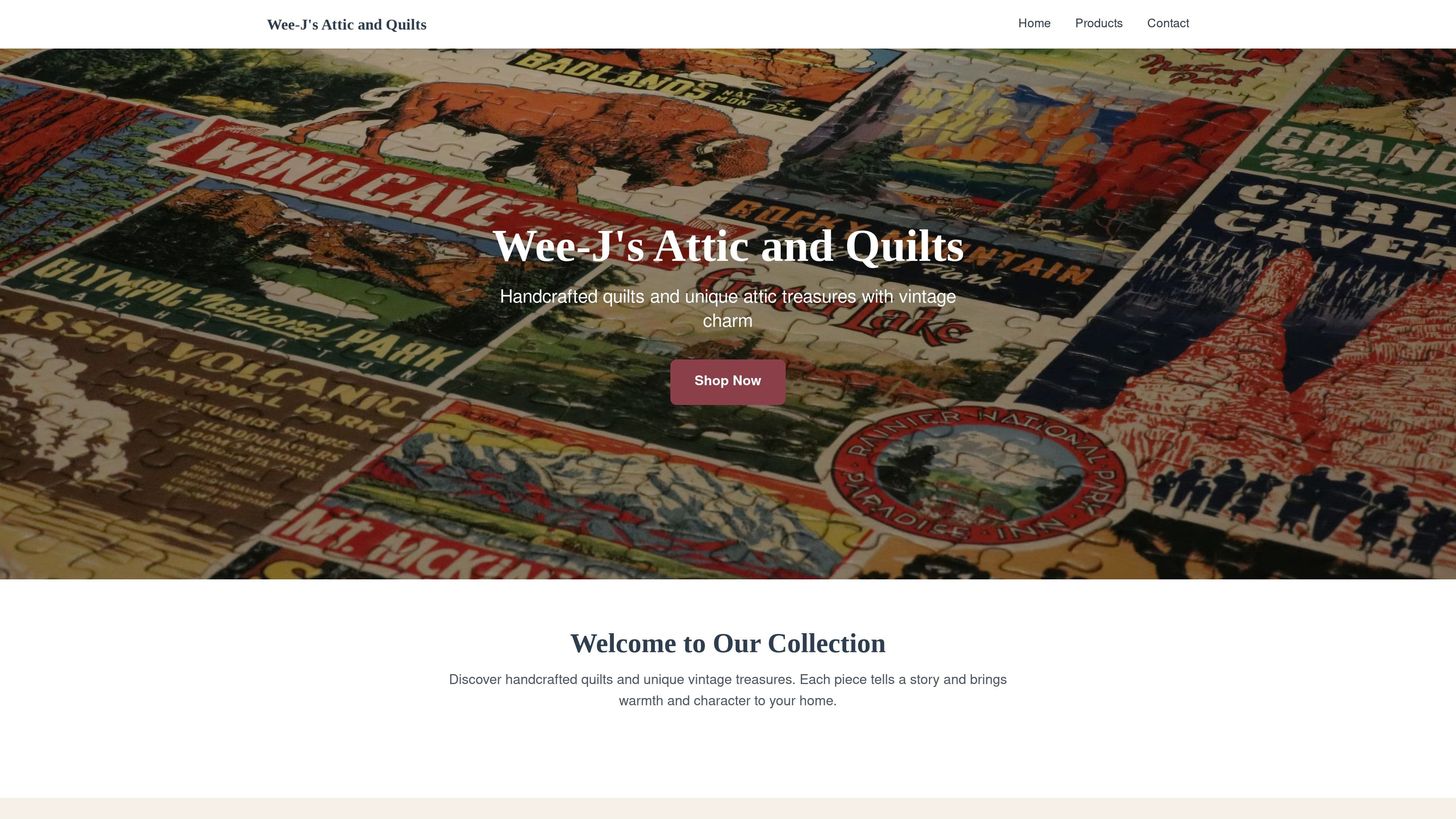 Wee-J's Attic and Quilts