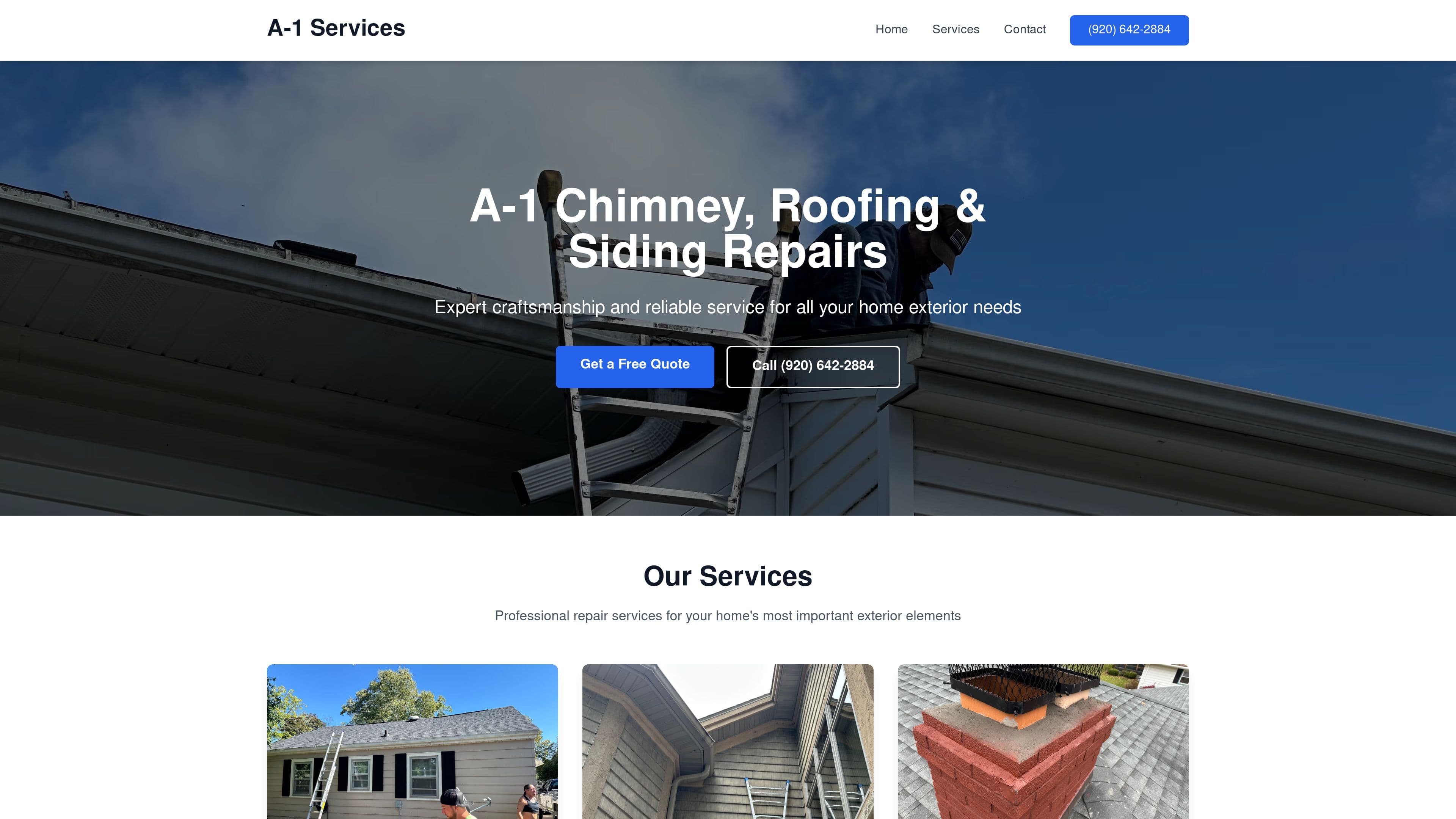A-1 Roofing Siding, and Chimney Repair