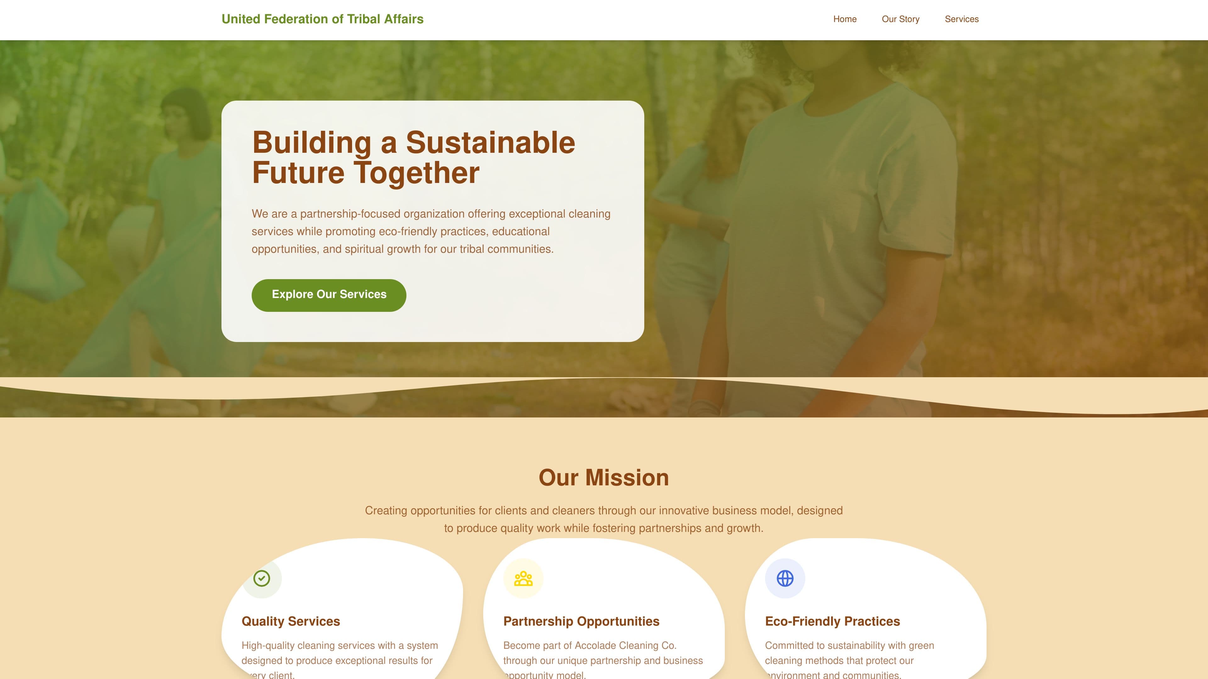 United Federation of tribal affairs