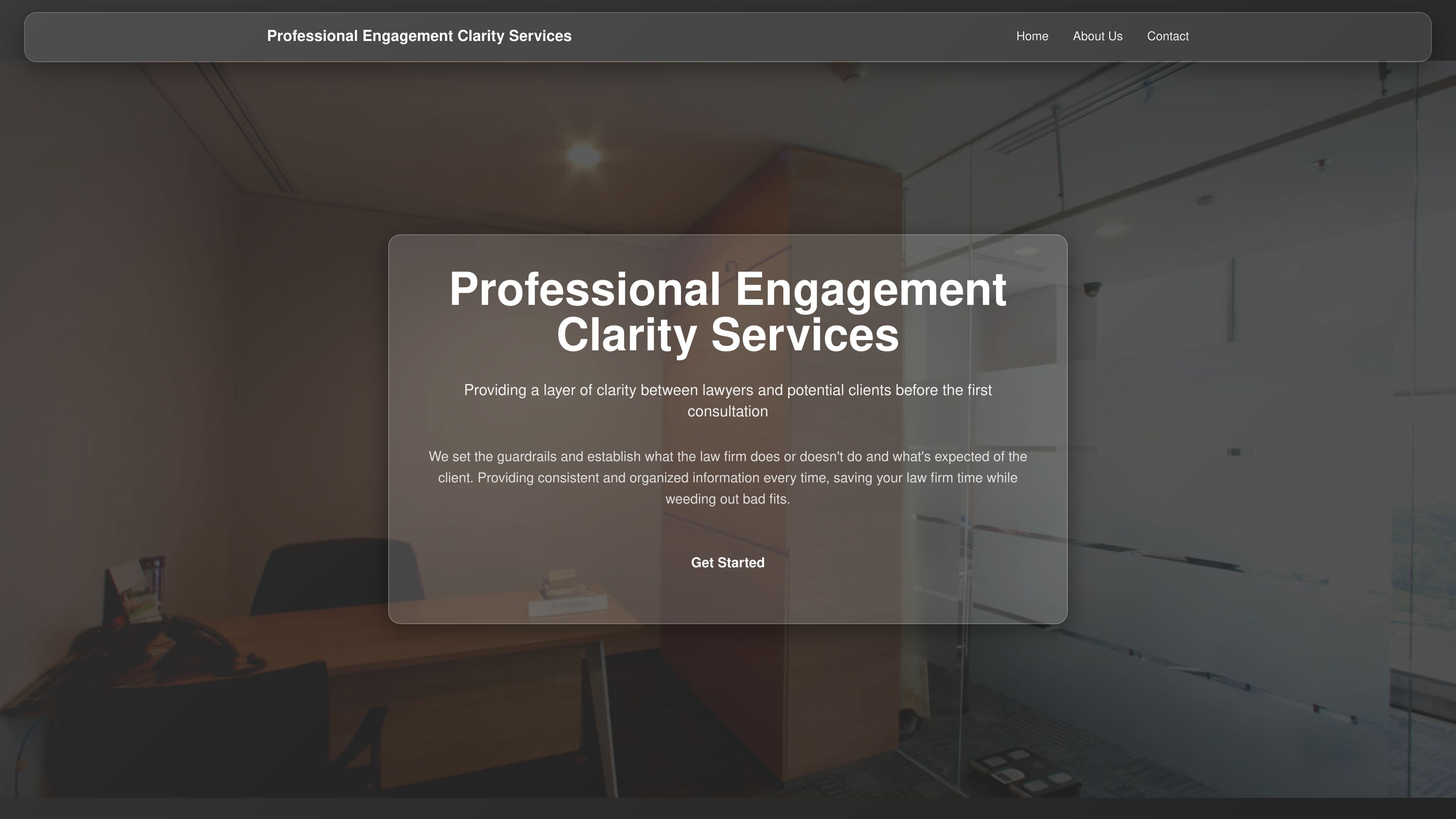 Professional Engagement Clarity Services