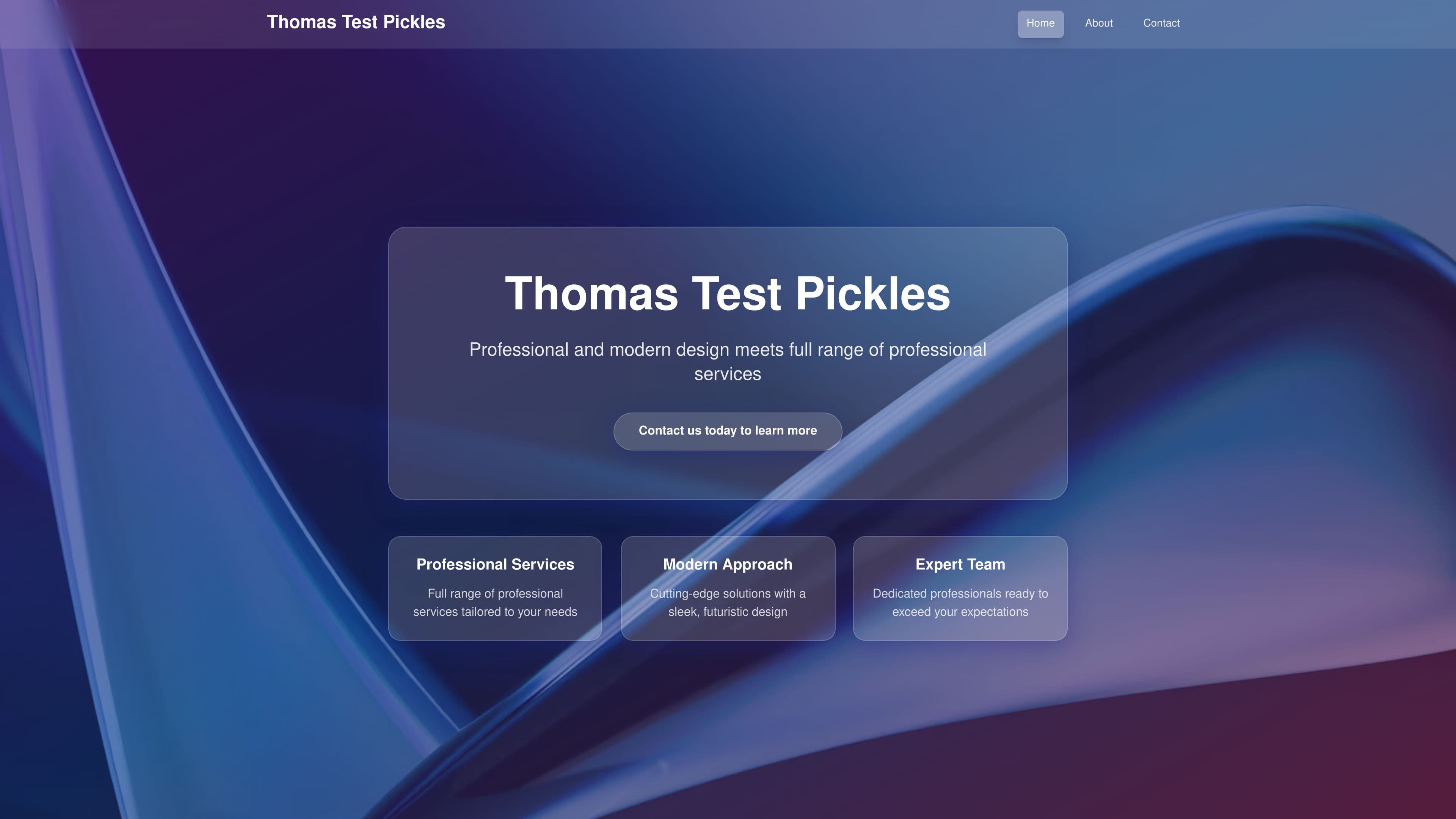 thomas test pickles