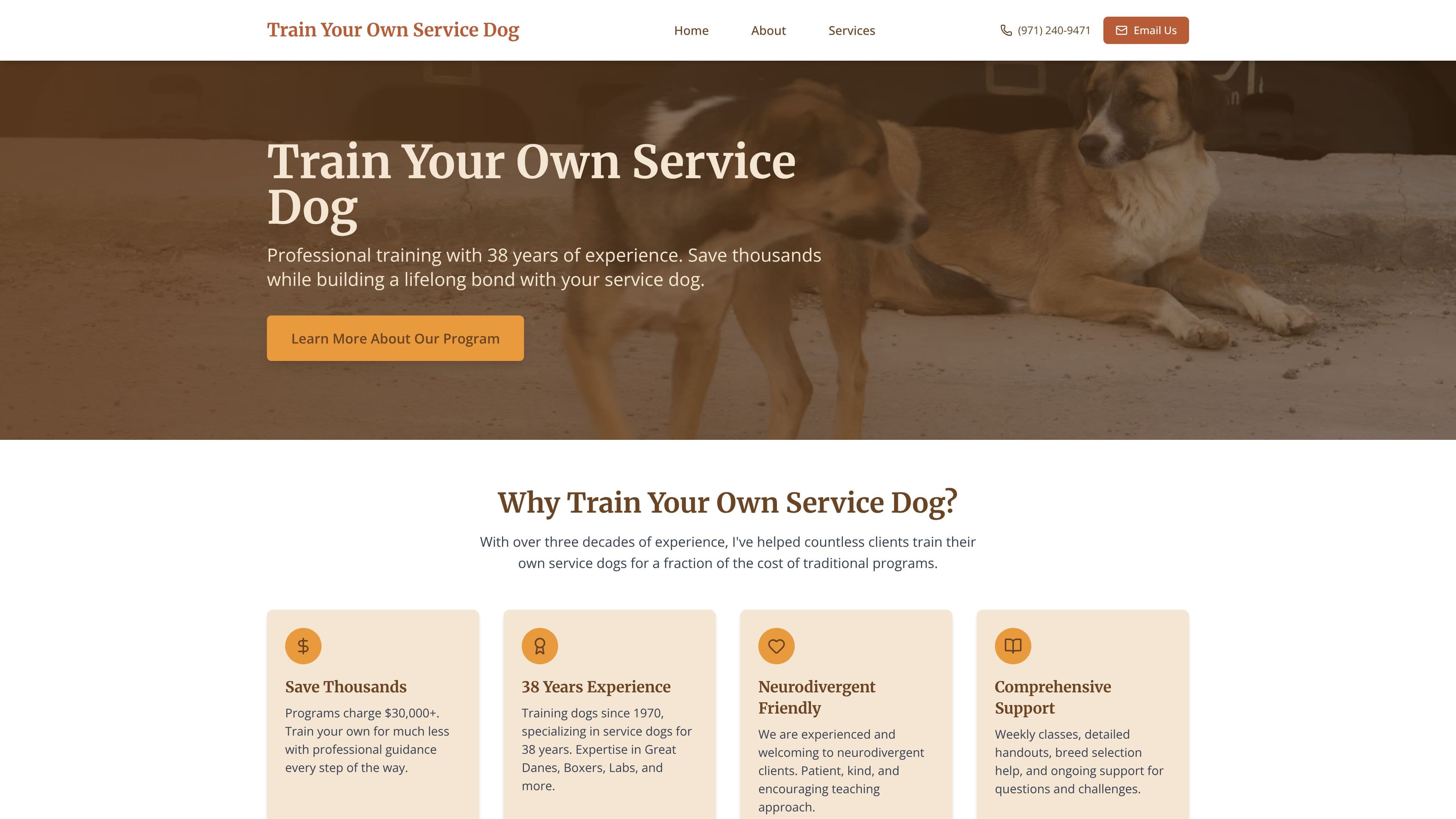 Train Your Own Service Dog Class