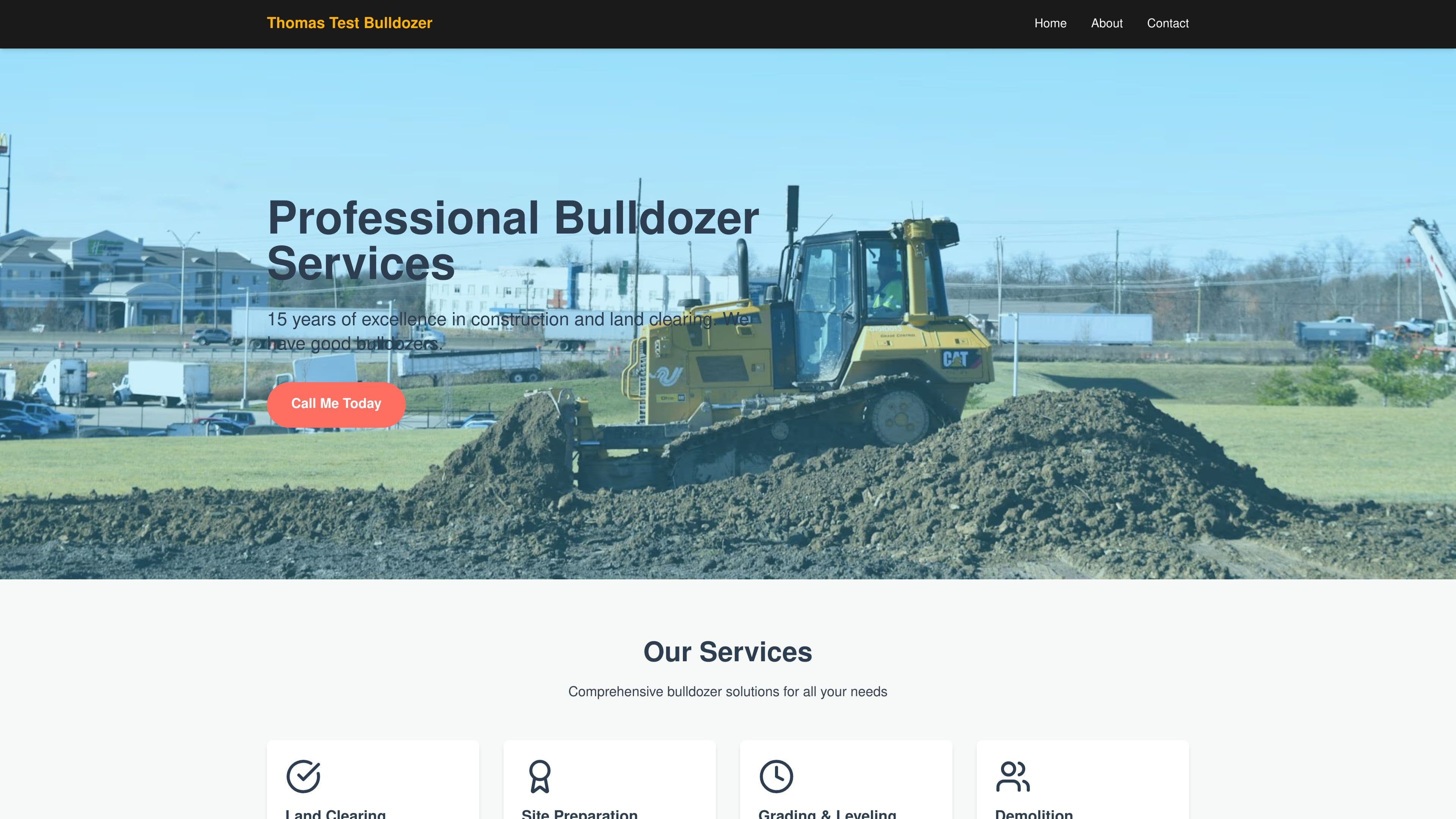 thomas test bulldozer