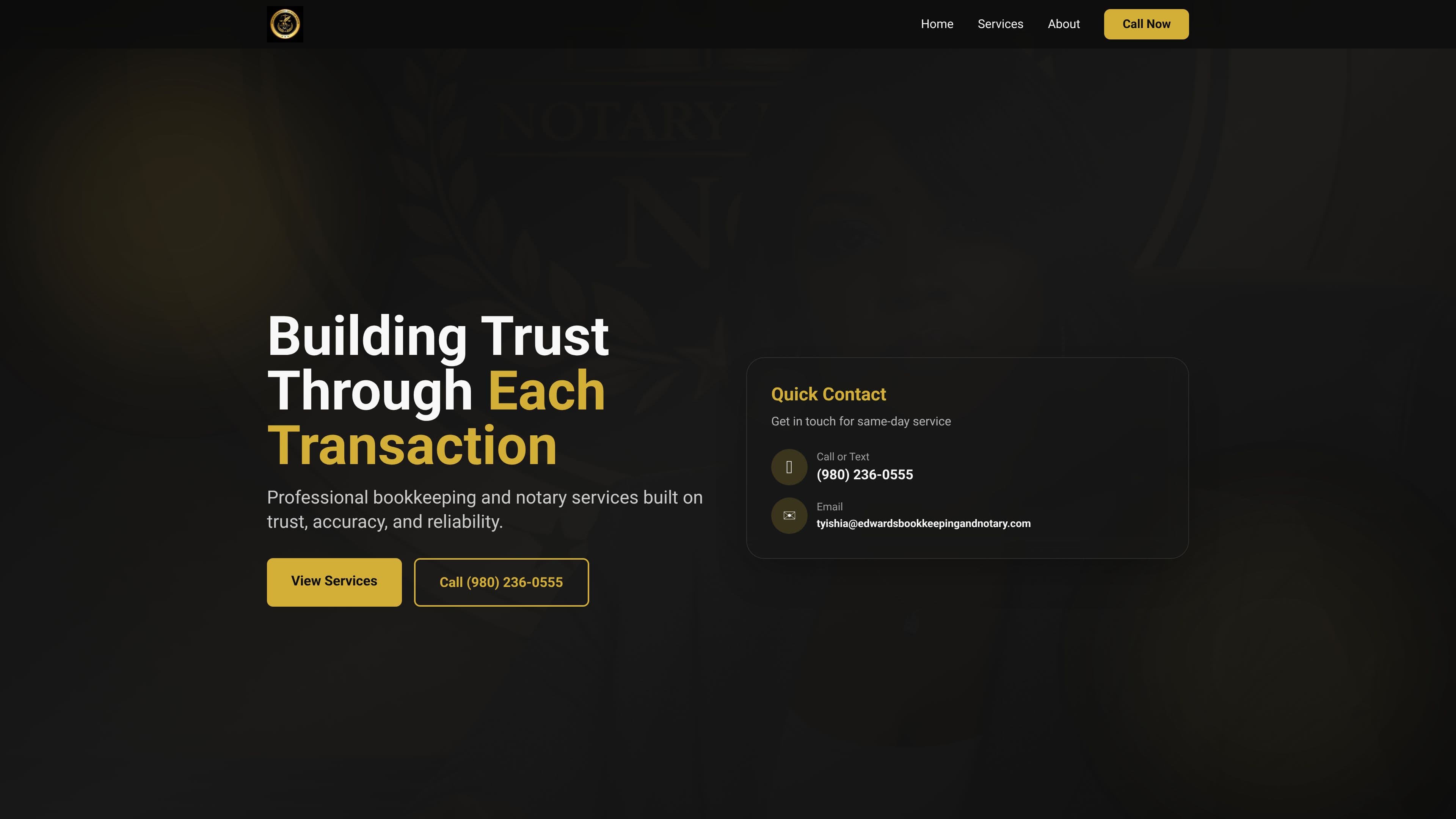 Edwards Bookkeeping and Notary Services