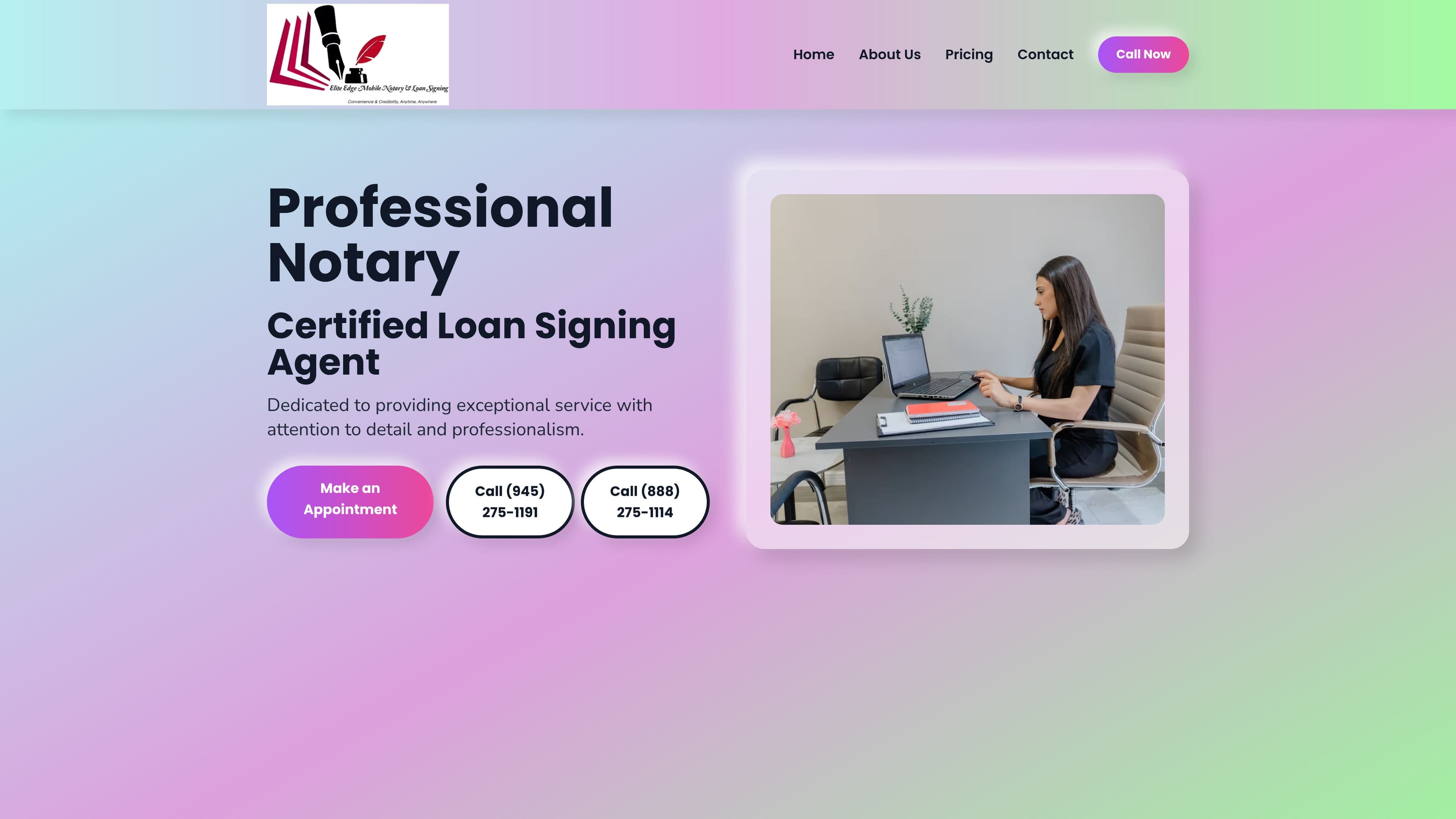 Elite edge mobile notary and loan signing