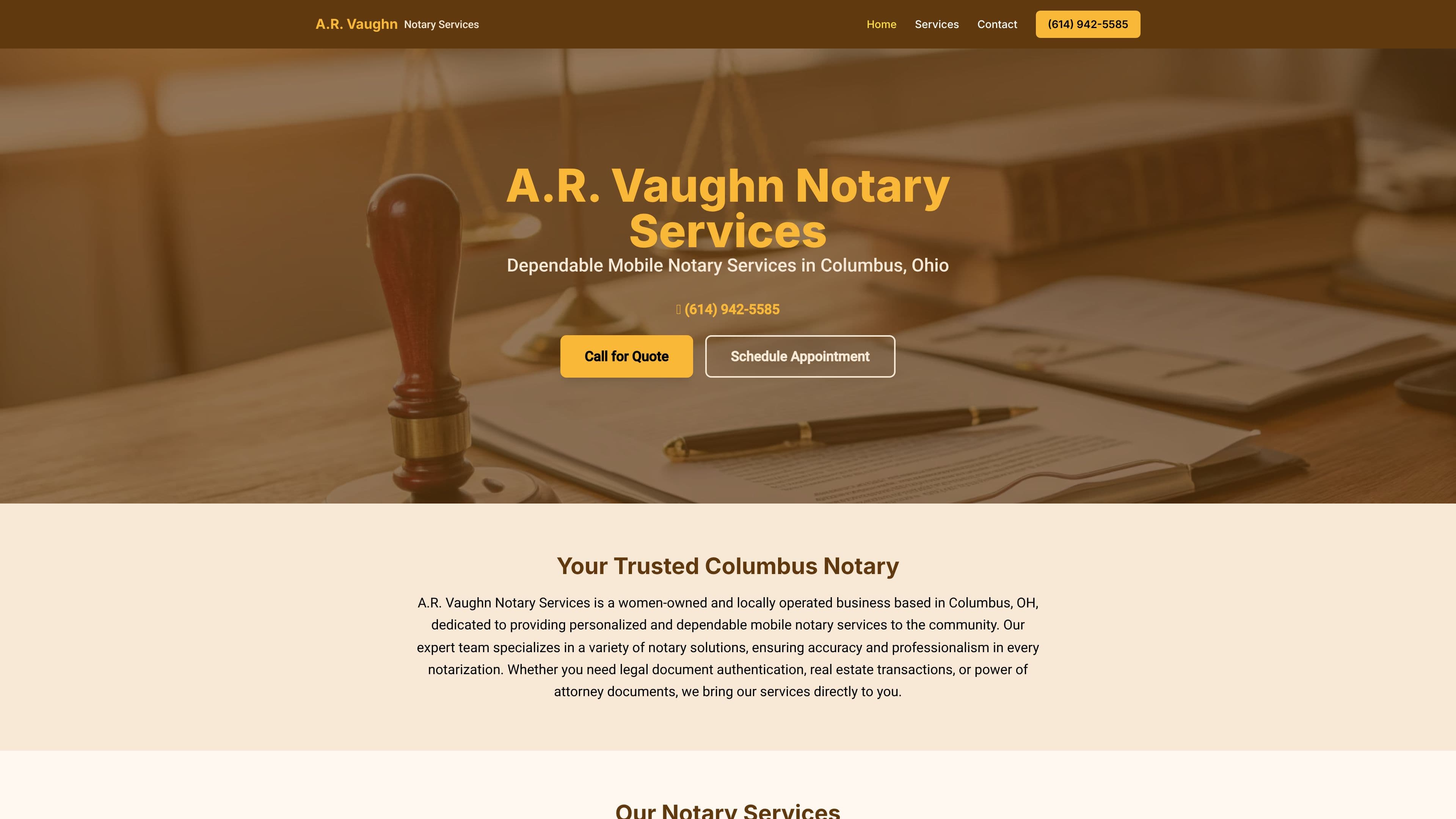 A.R. Vaughn Notary Services