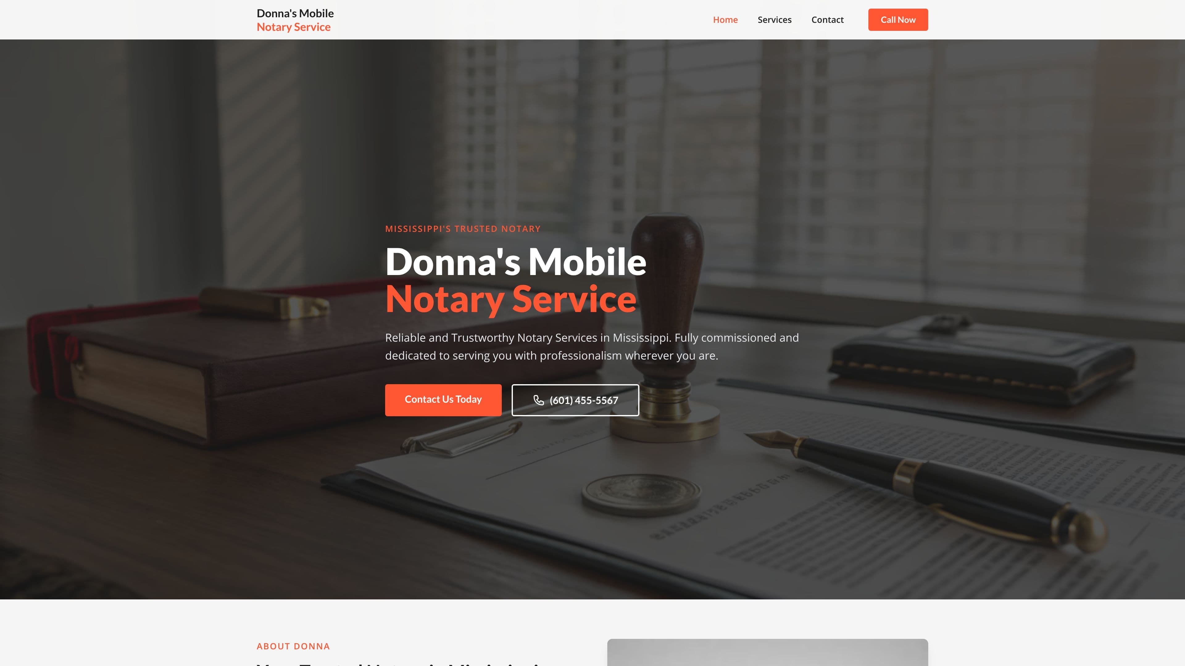 Donna’s Mobile Notary Service