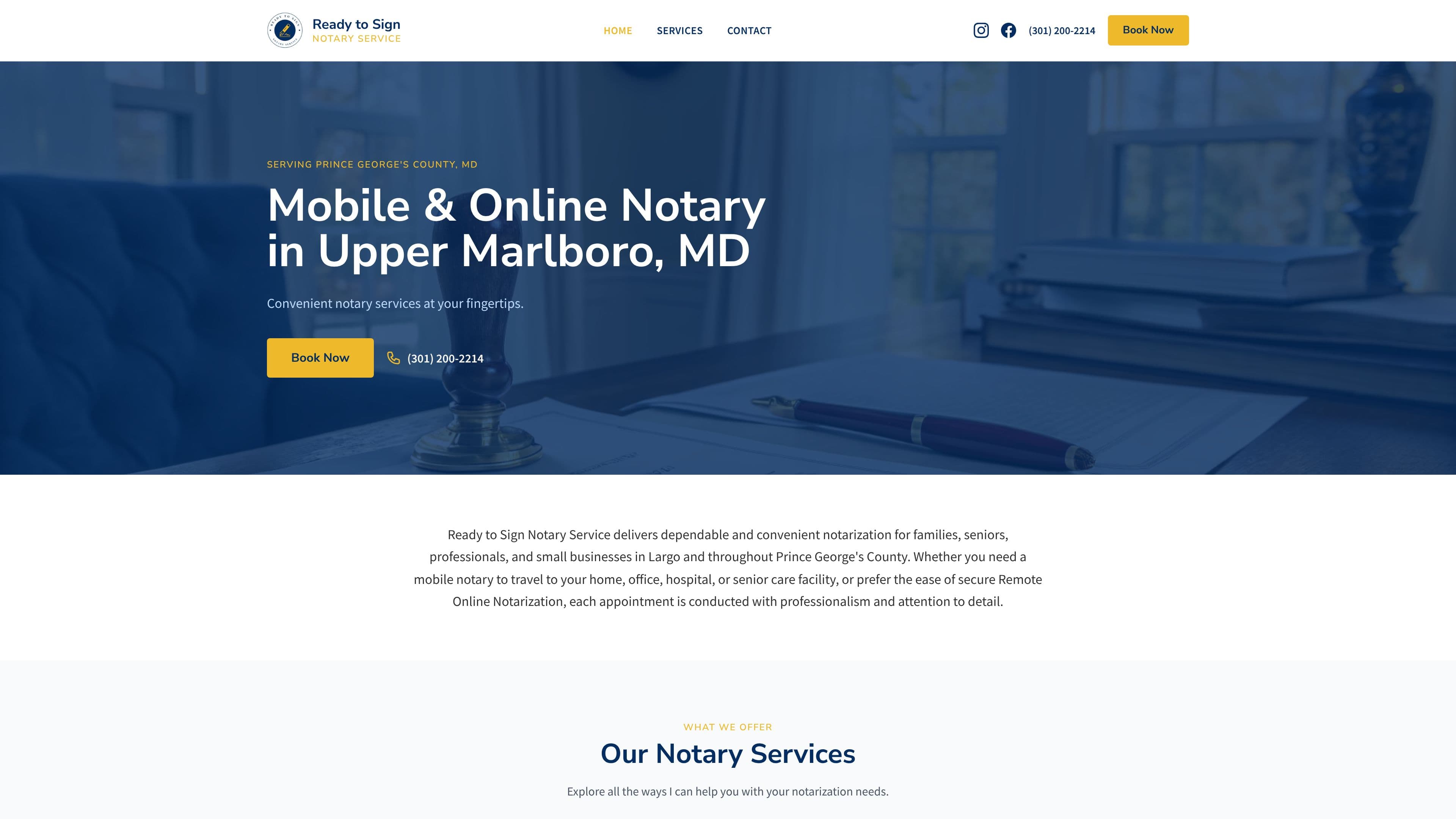 Ready to Sign Notary Service