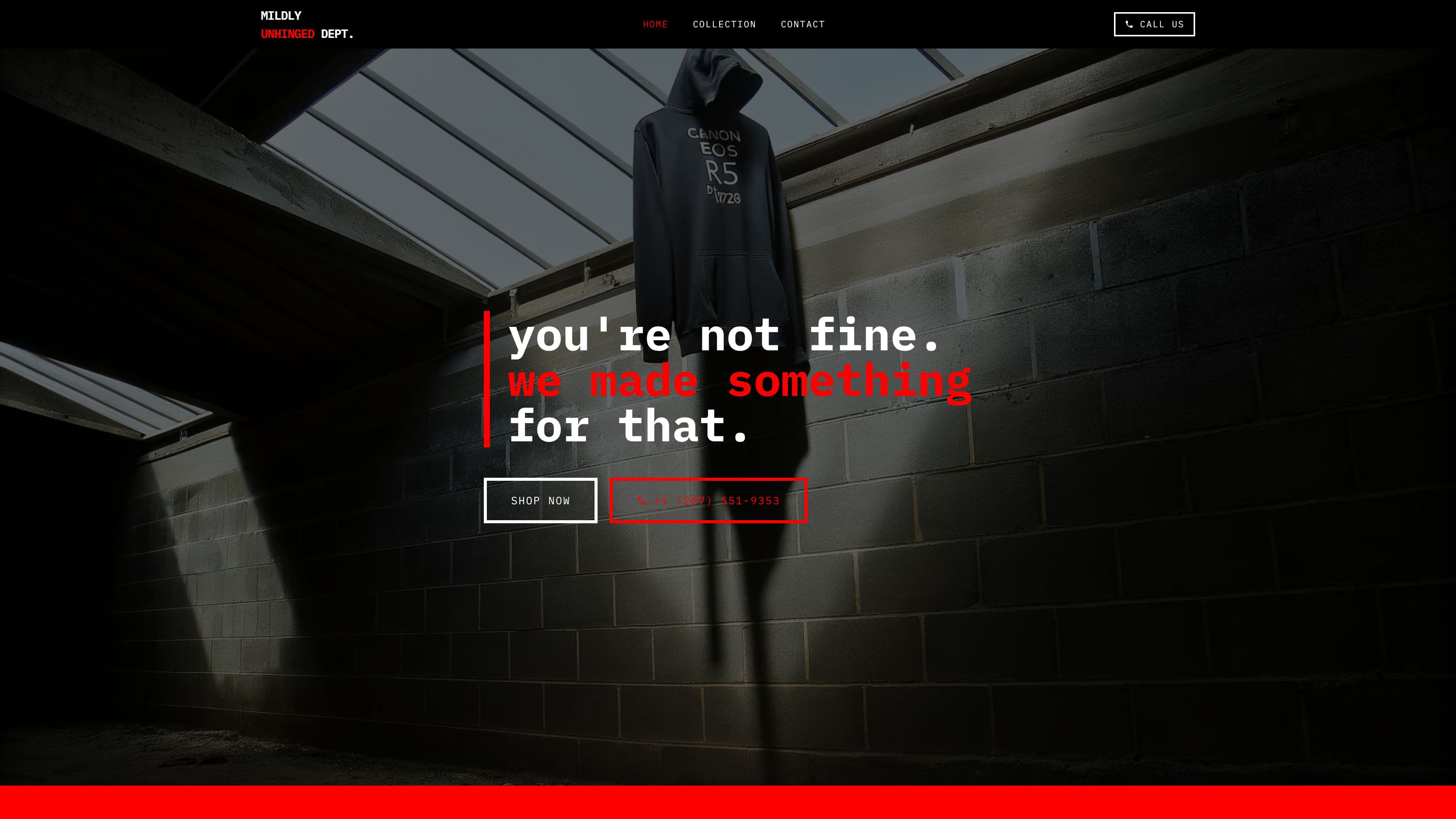 Mildly Unhinged Dept