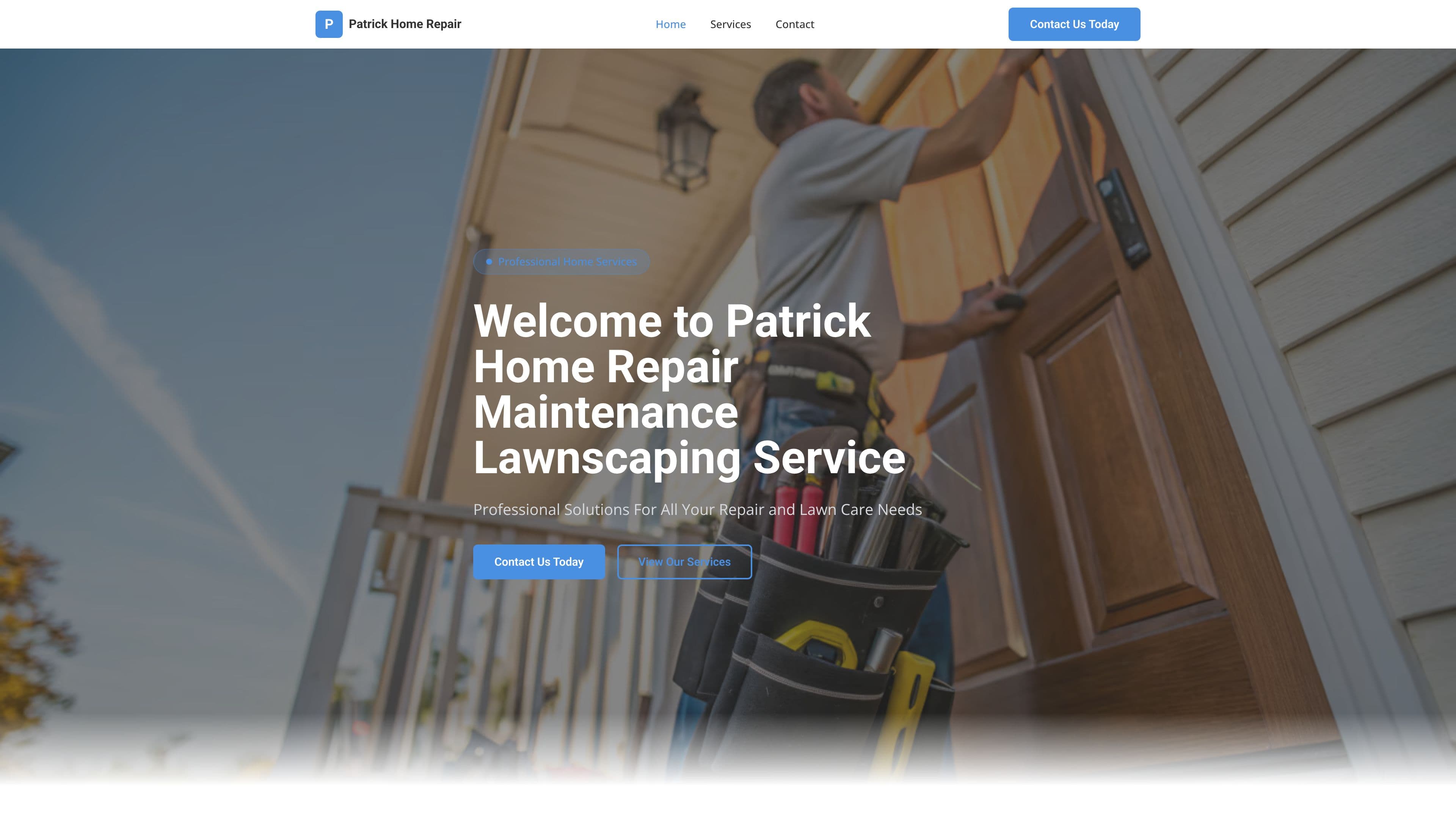 Patrick home repair maintenance lawnscaping service LLC
