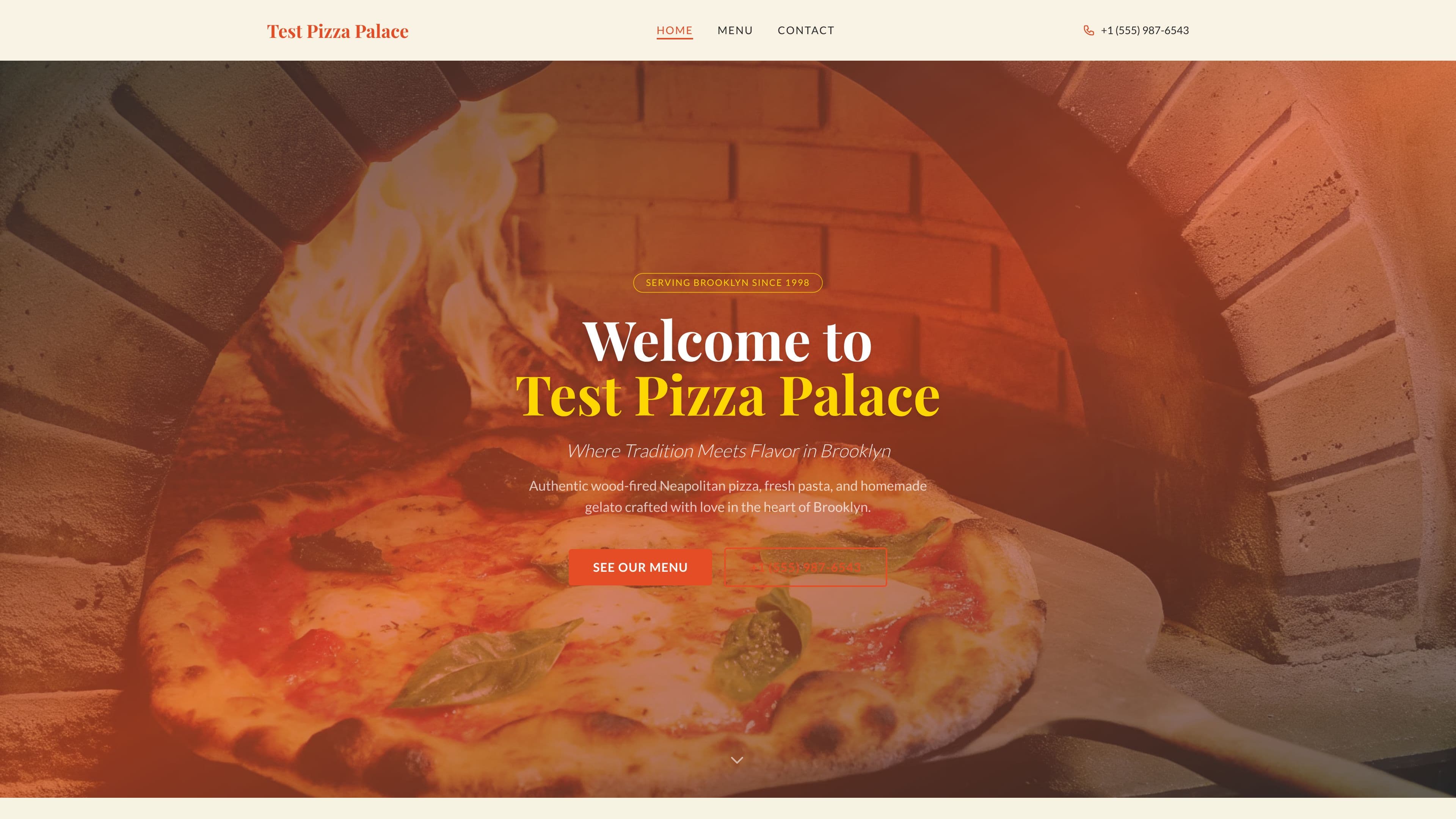 Test Pizza Palace