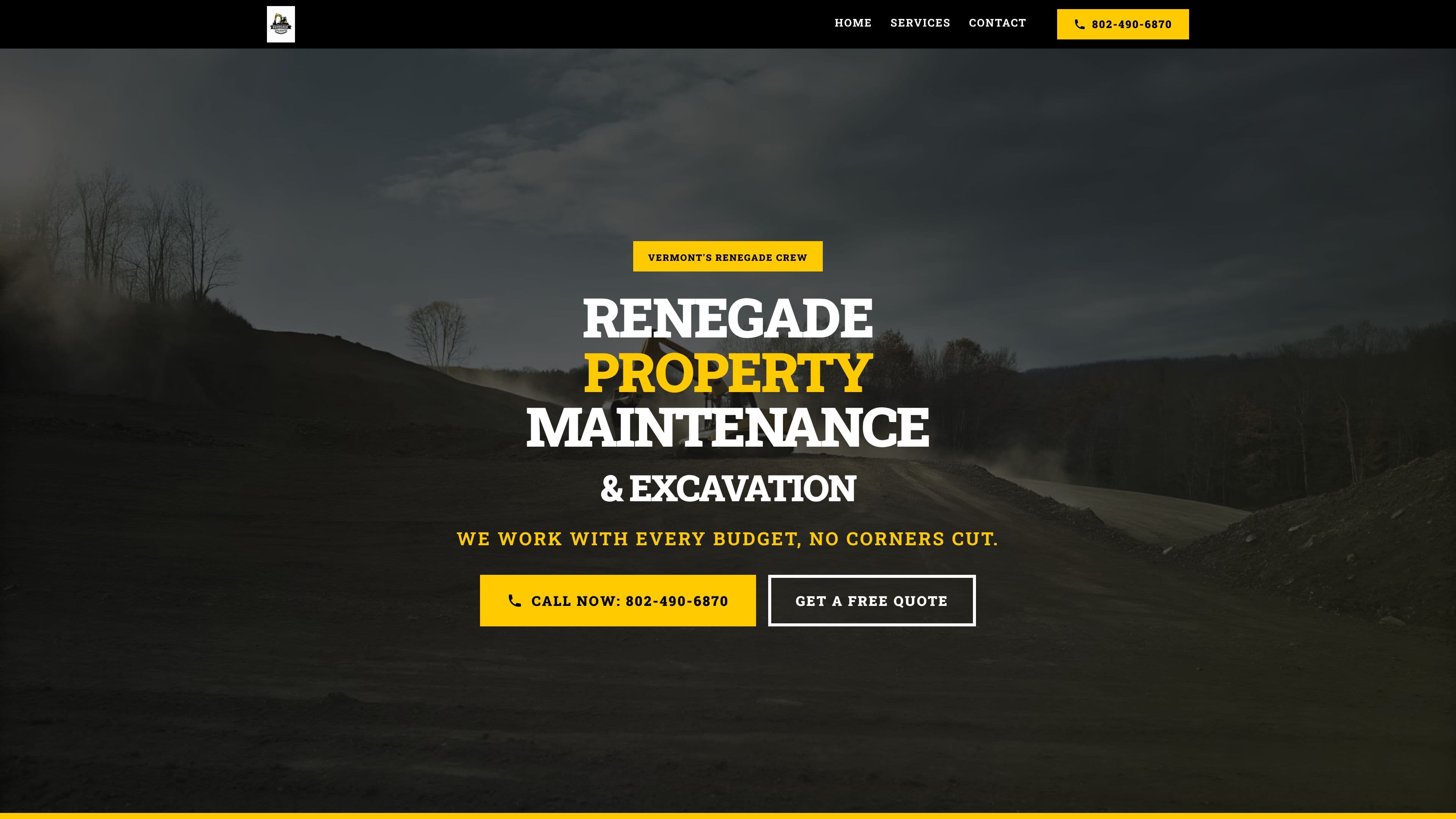 Renegade property maintenance & excavation
