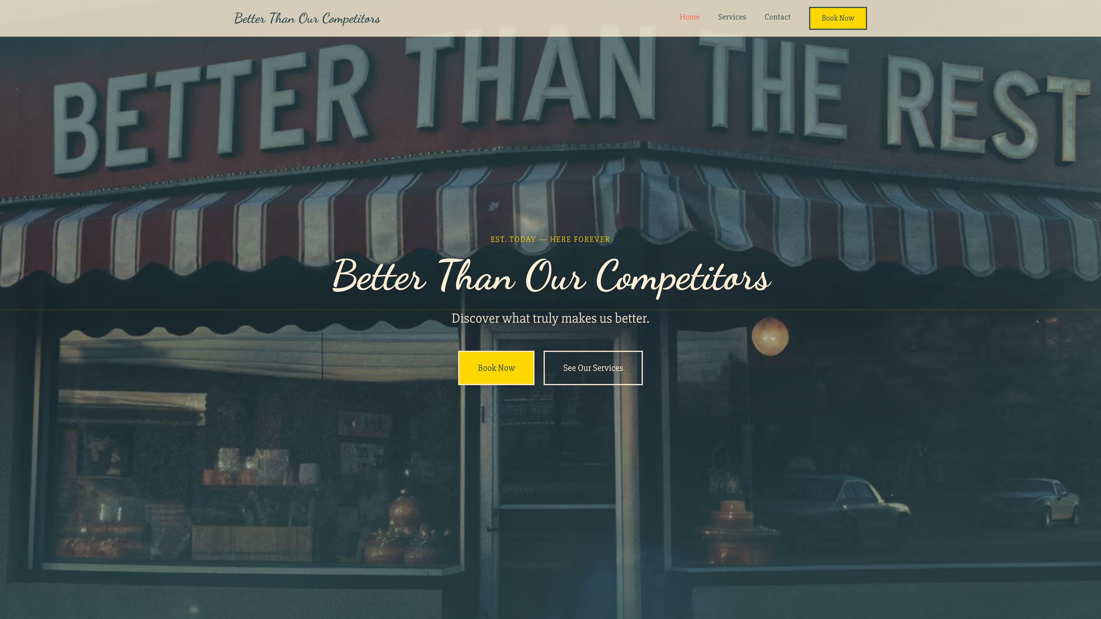 Better Than Our Competitors