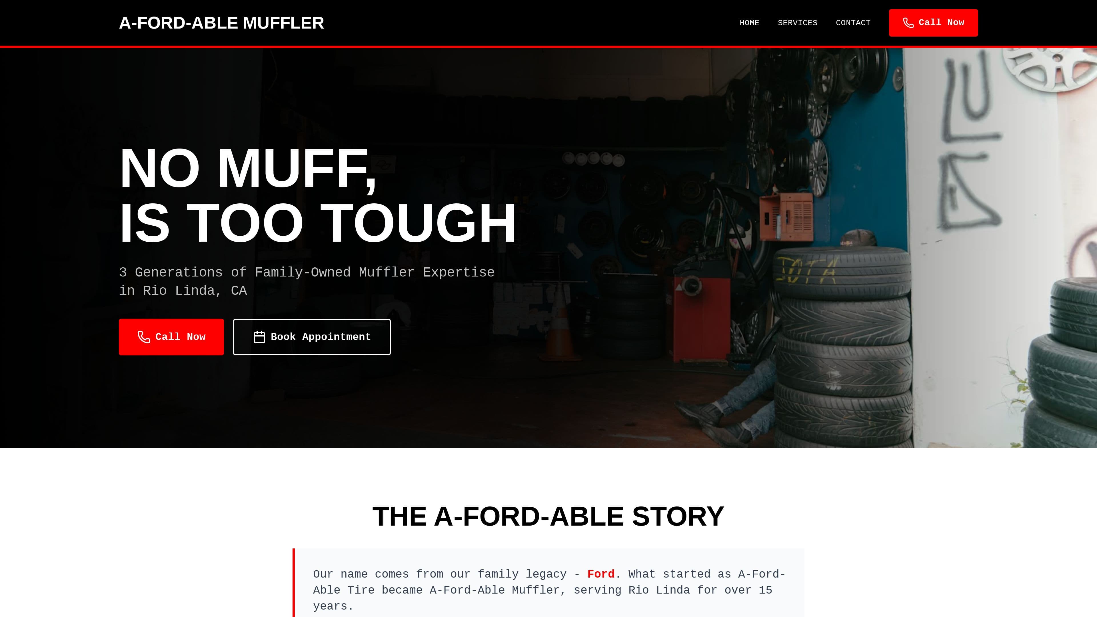 A-ford-able muffler