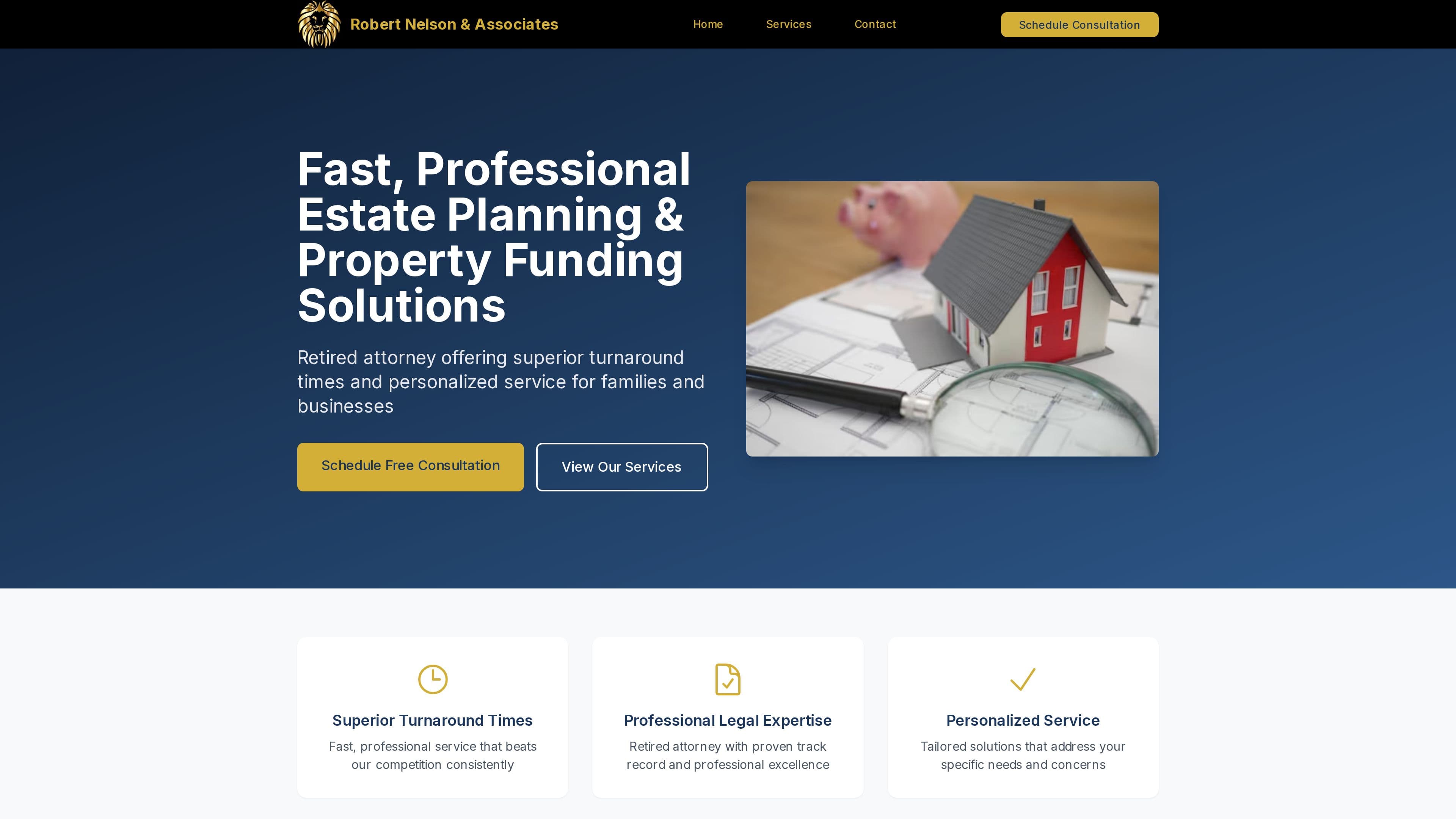 Robert Nelson and Assicates Website