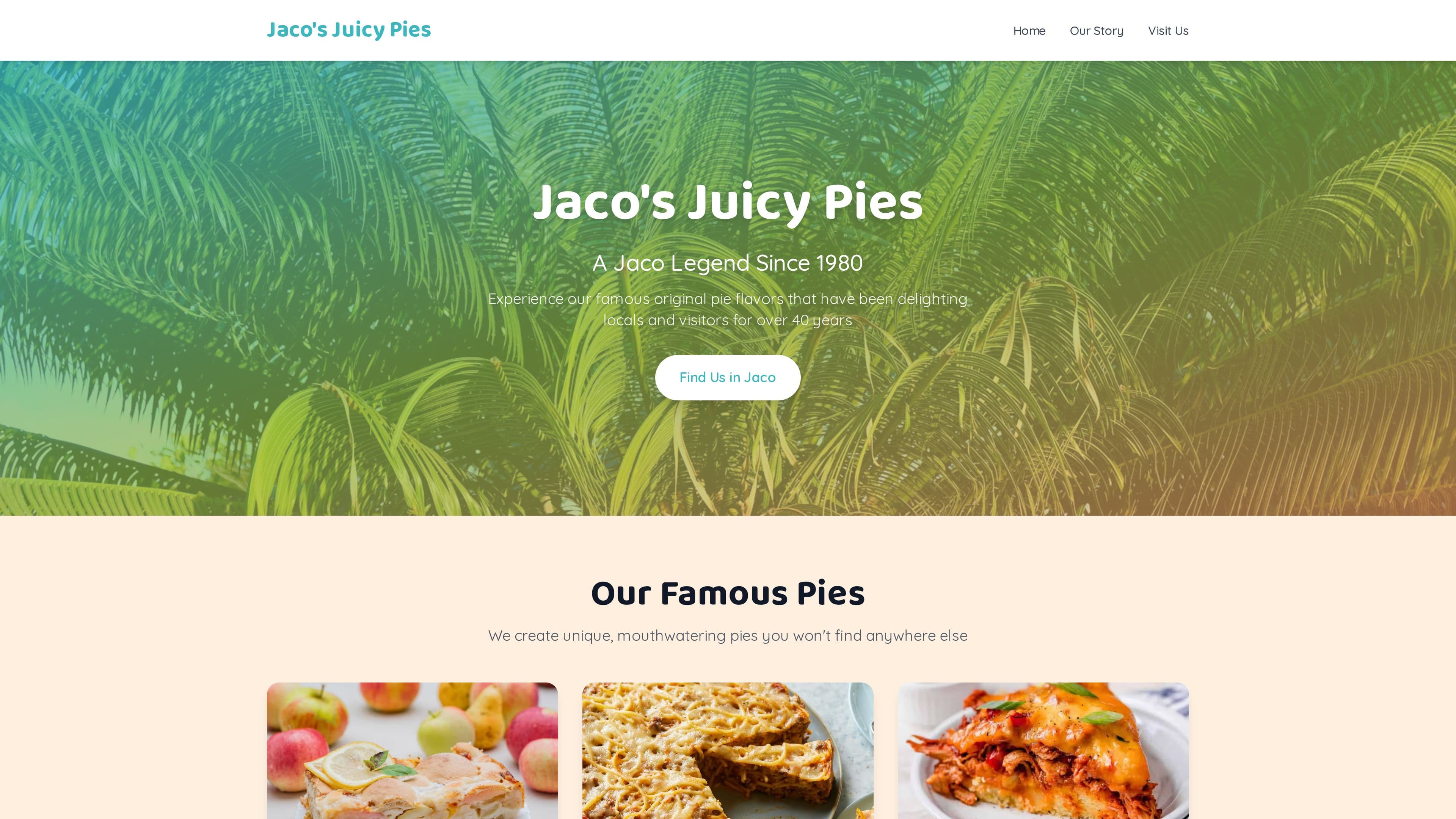 Jaco’s Juicy Pies