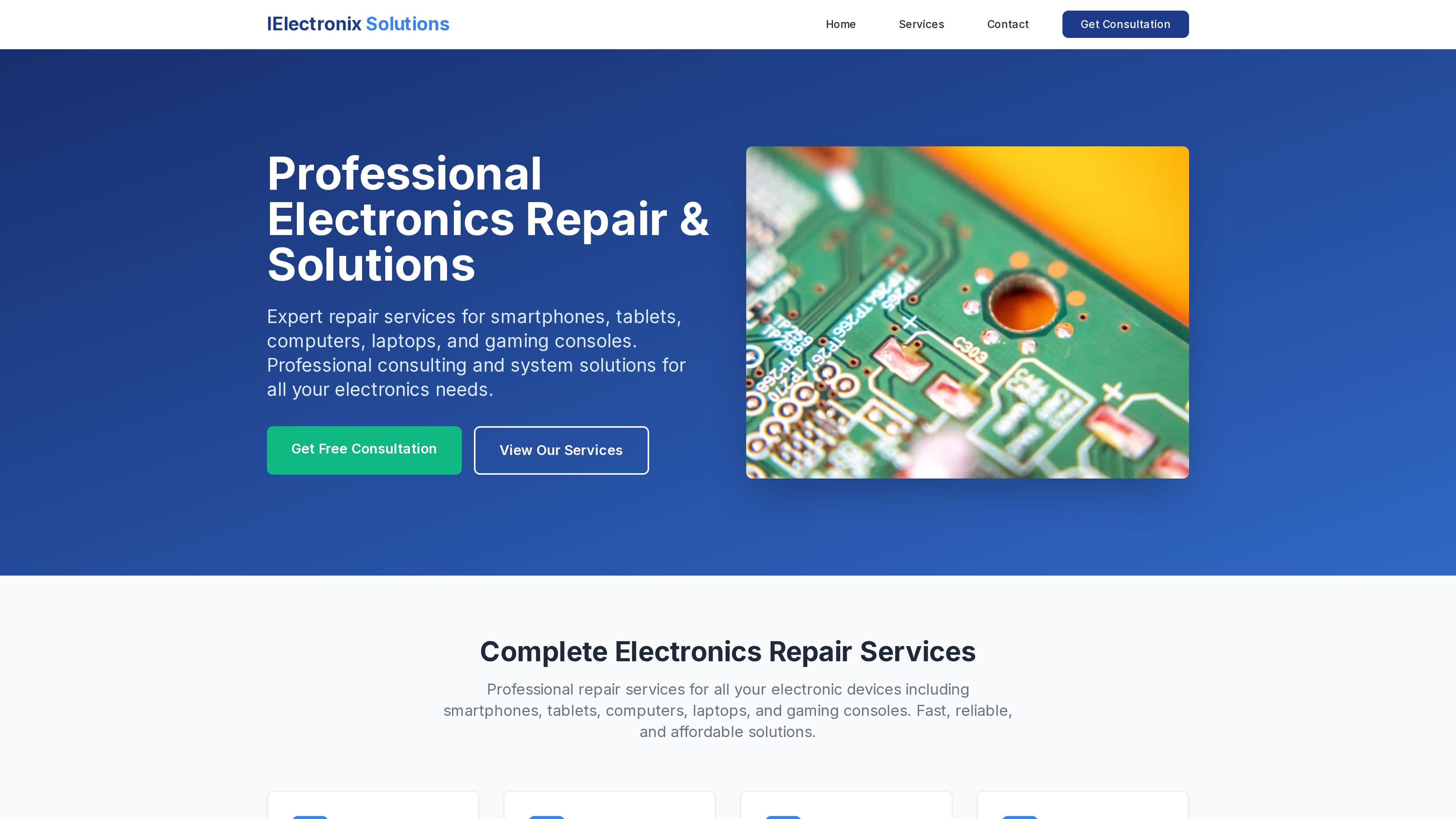 IElectronix Solutions