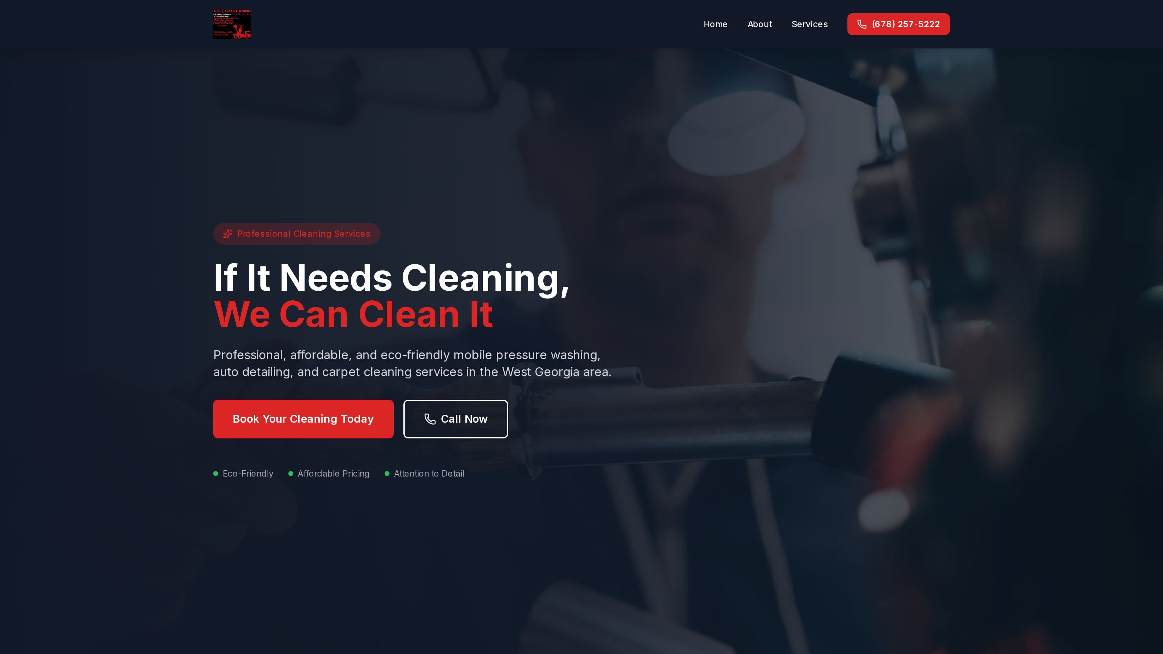 Pull Up Cleaning Services