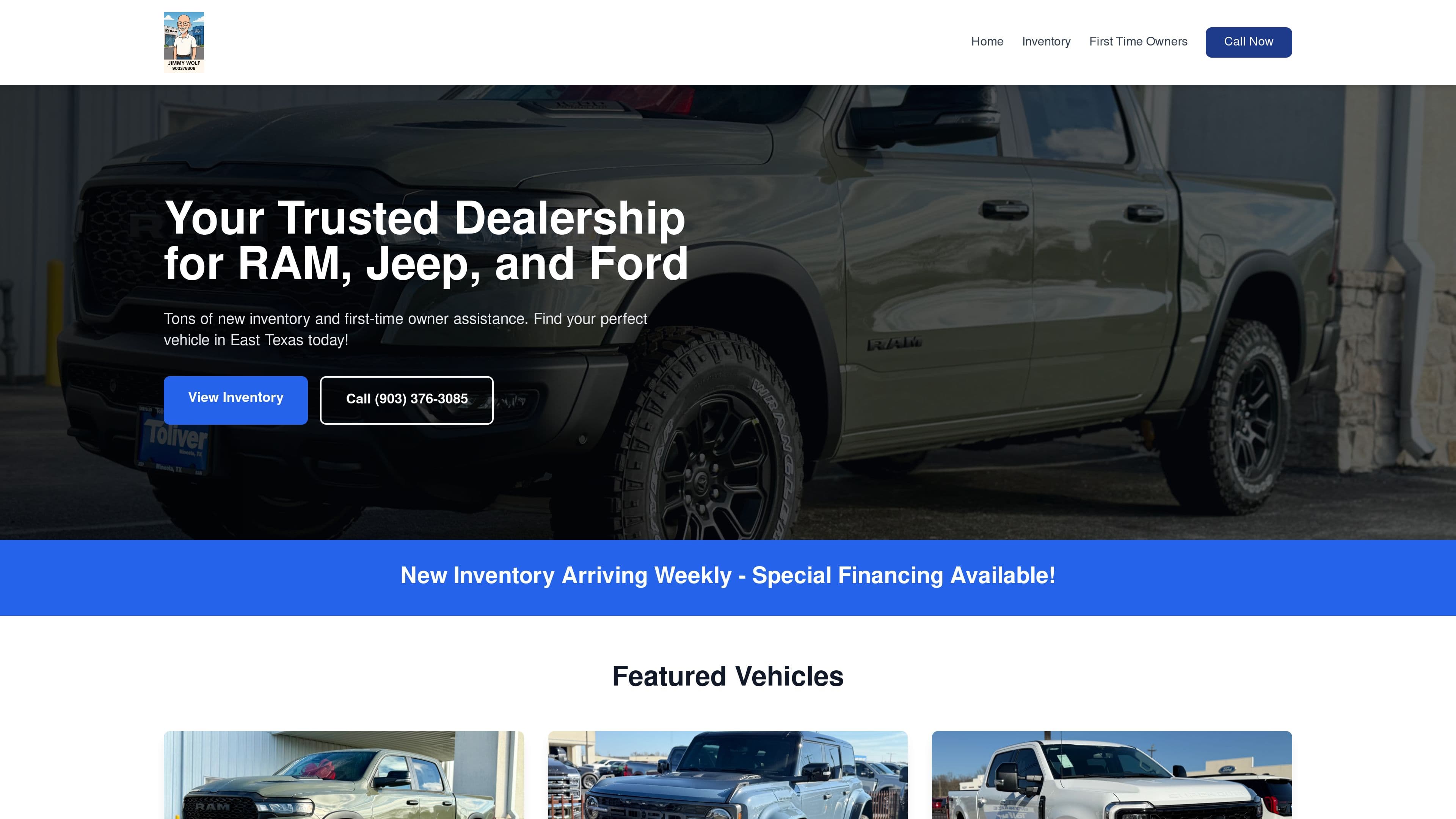 Ram Jeep and Ford East Tx