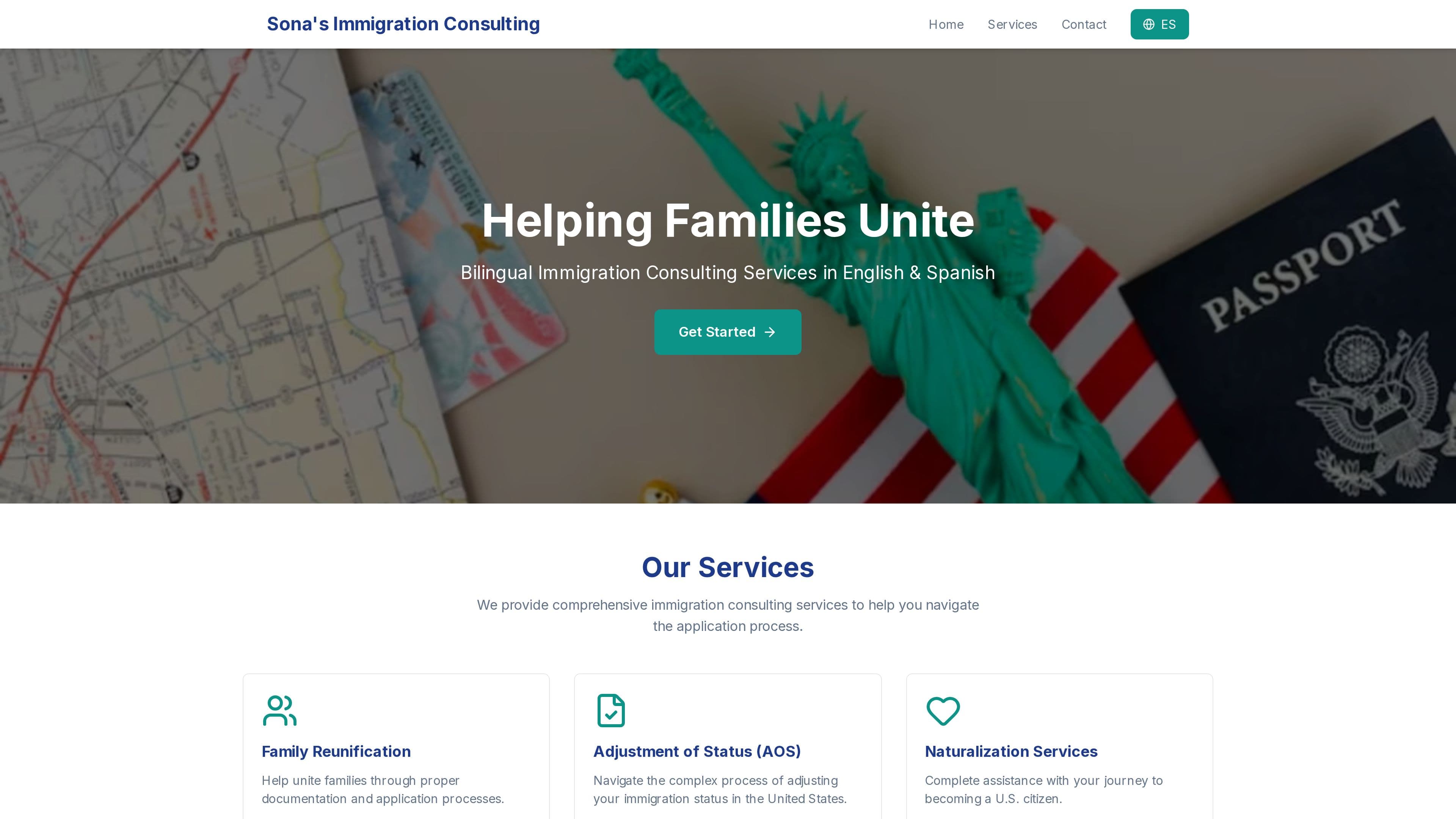 Sona's Immigration Consulting Services