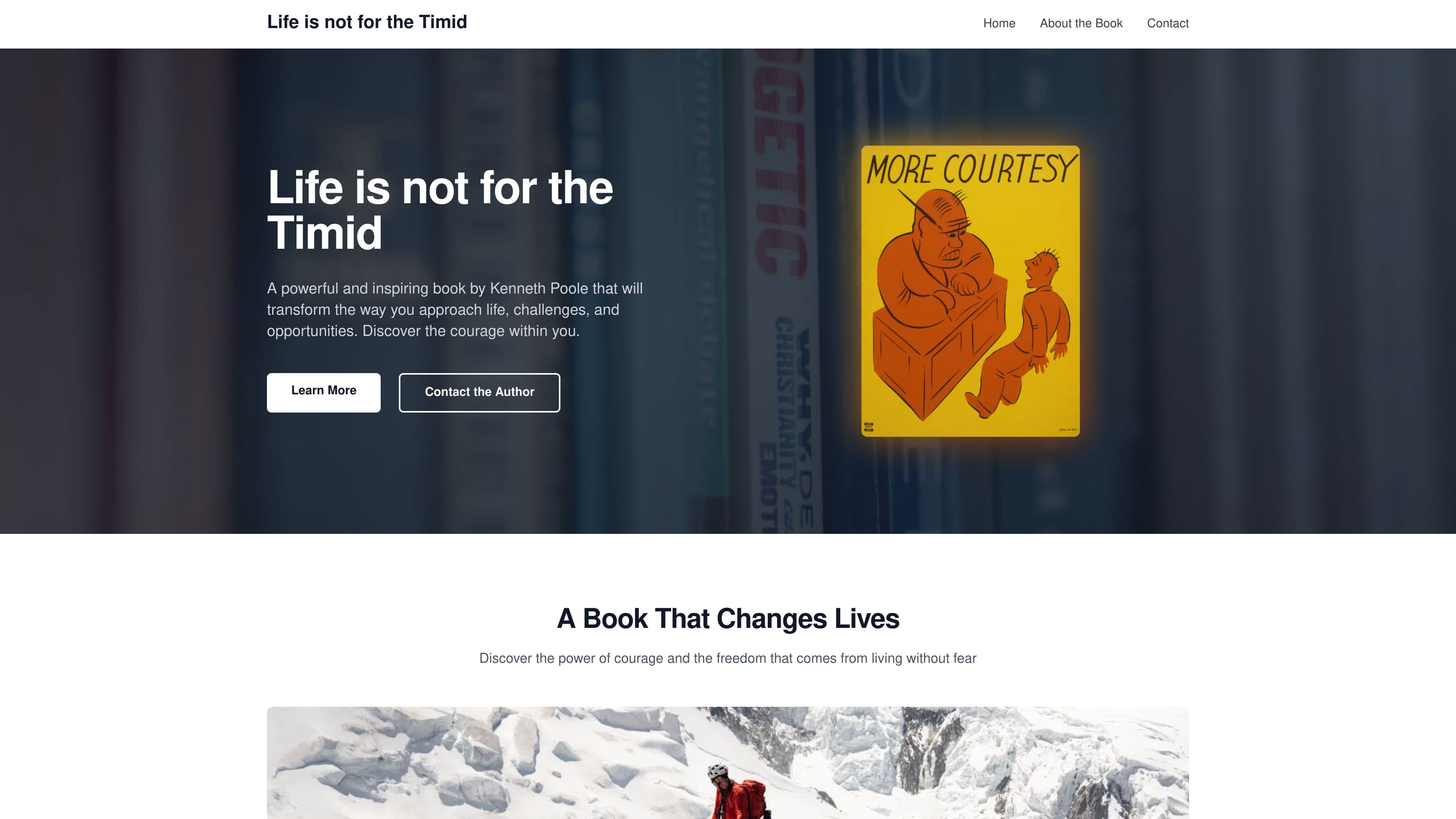 Life is not for the Timid