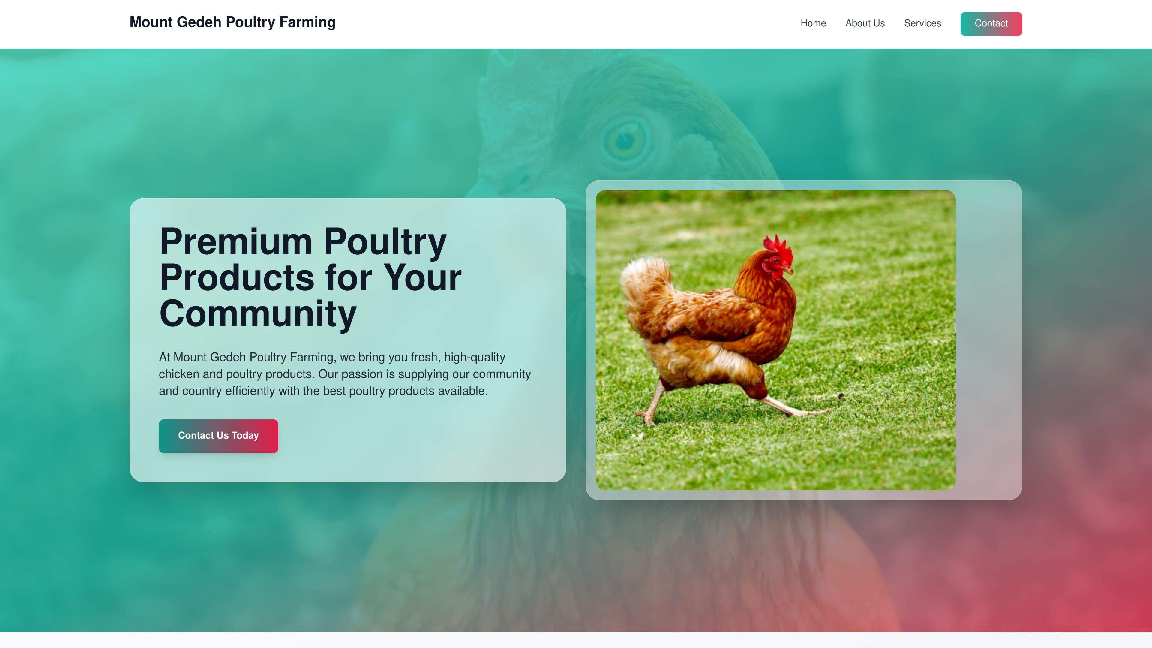 Mount Gedeh Poultry Farming