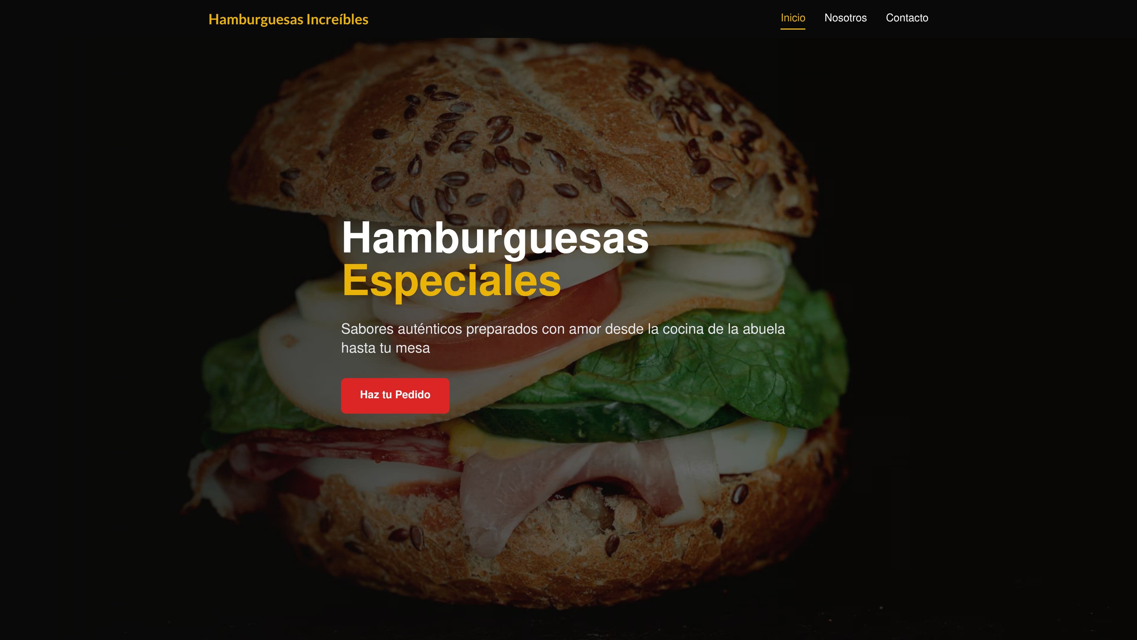 Hamburguesas Especiales