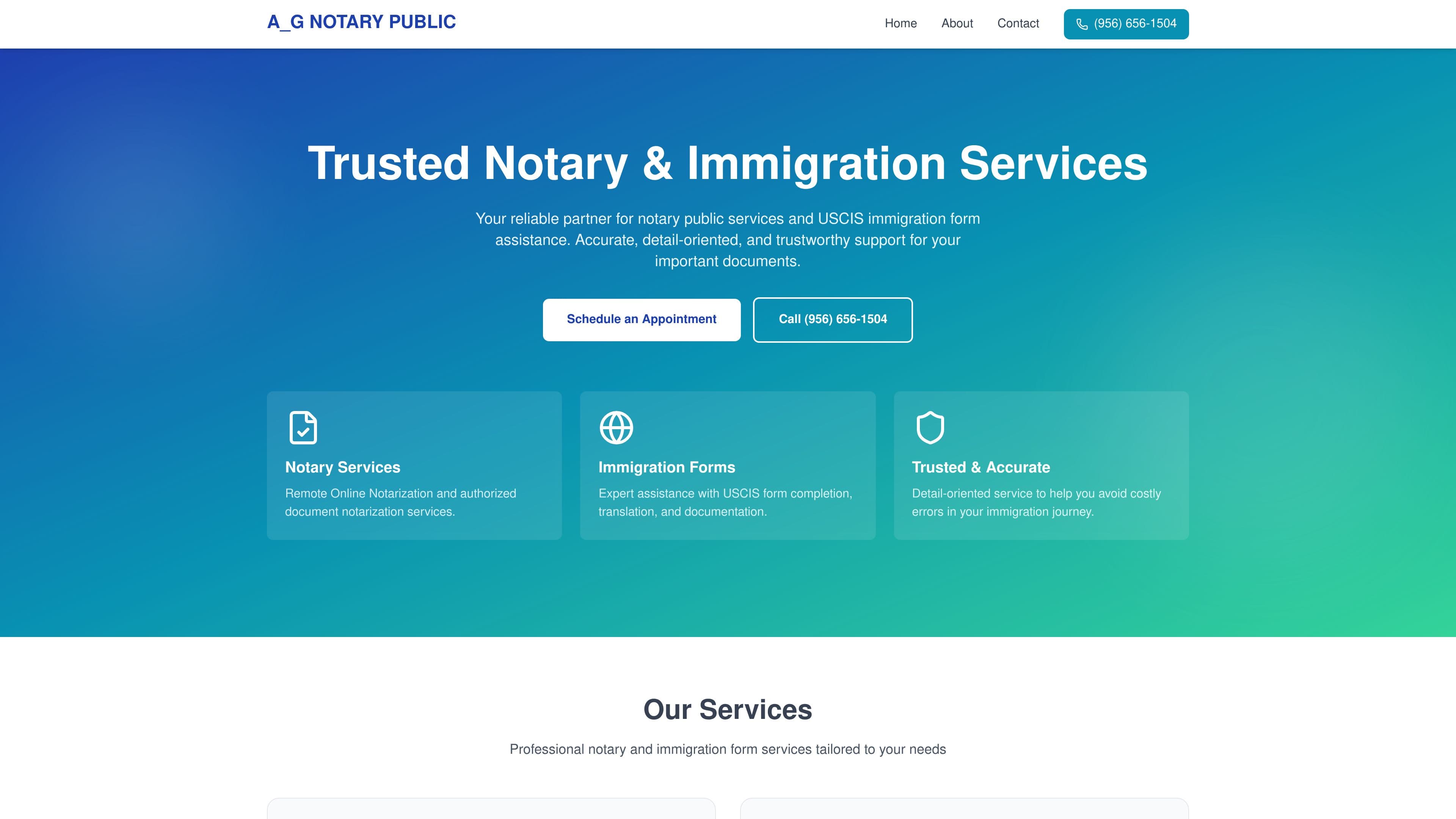 A_G NOTARY PUBLIC & IMMIGRATION FORM SPECIALIST