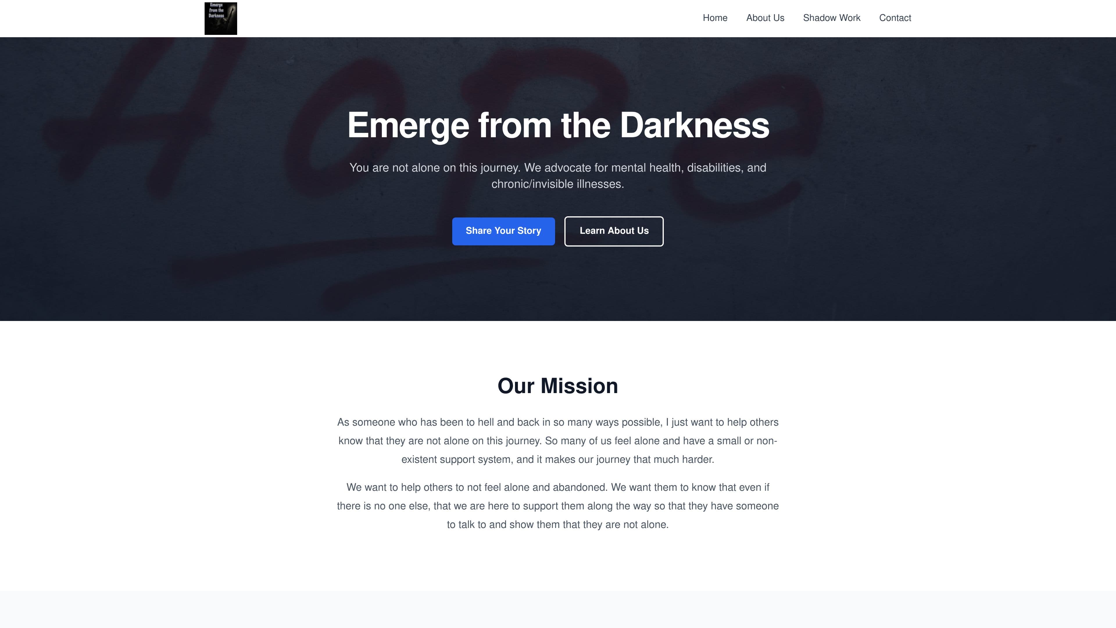 Emerge from the Darkness