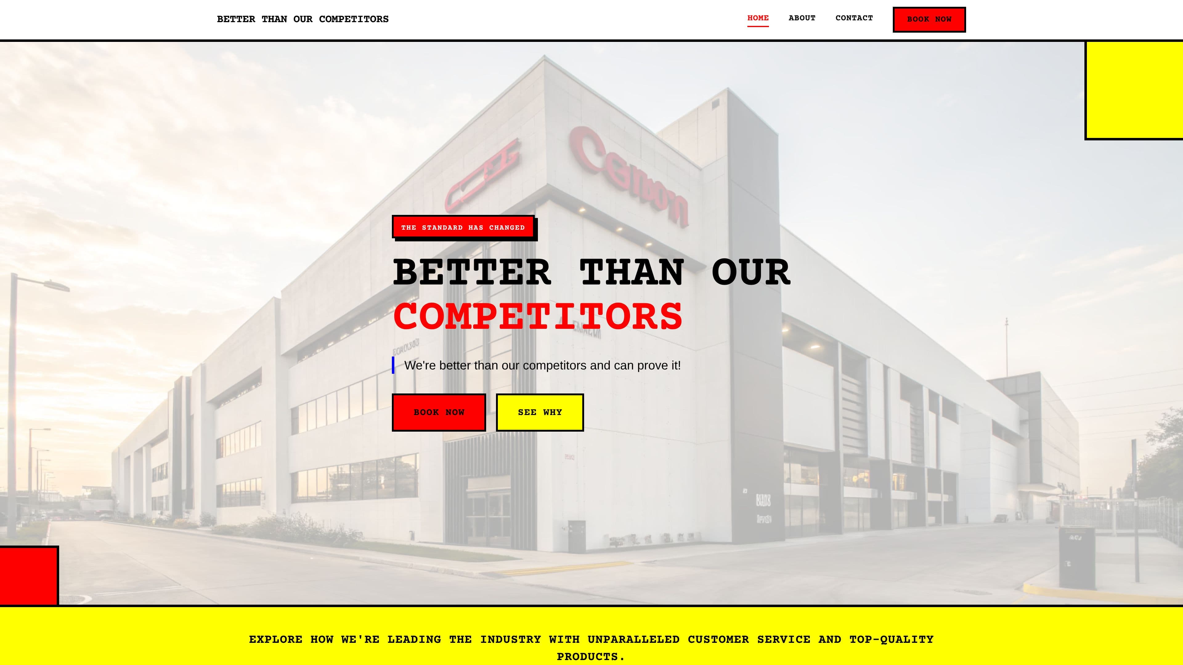 Better Than Our Competitors