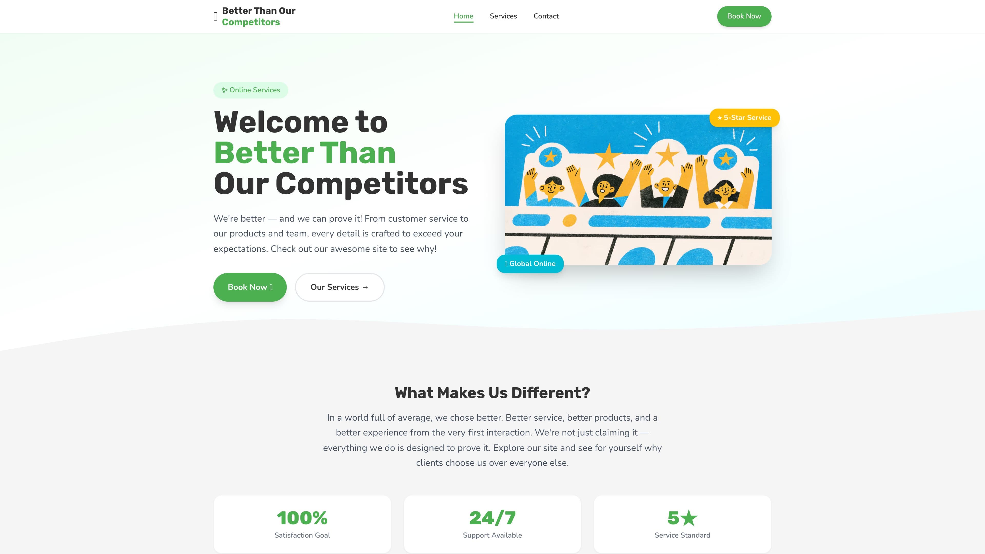 Better Than Our Competitors