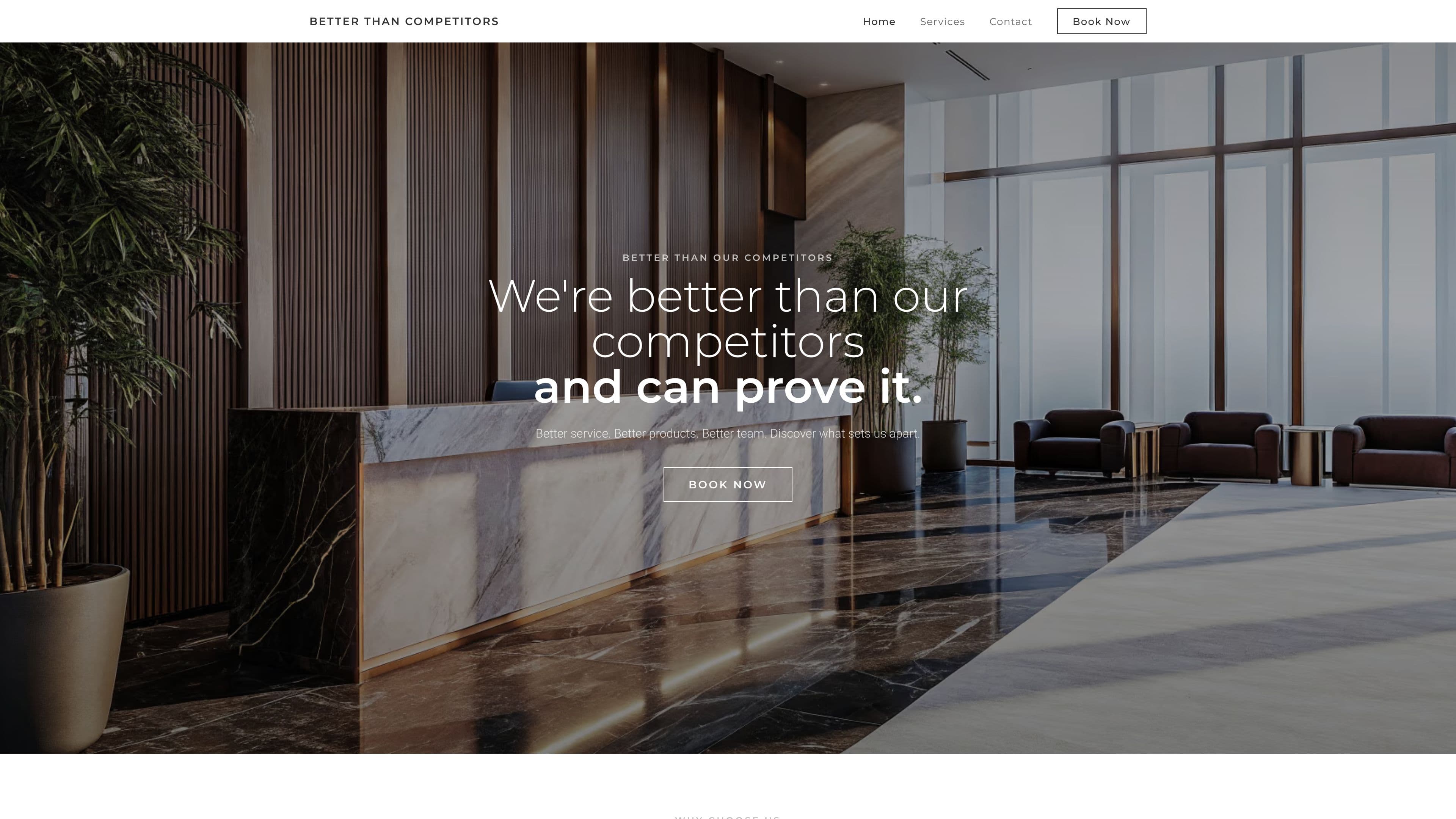 Better Than Our Competitors