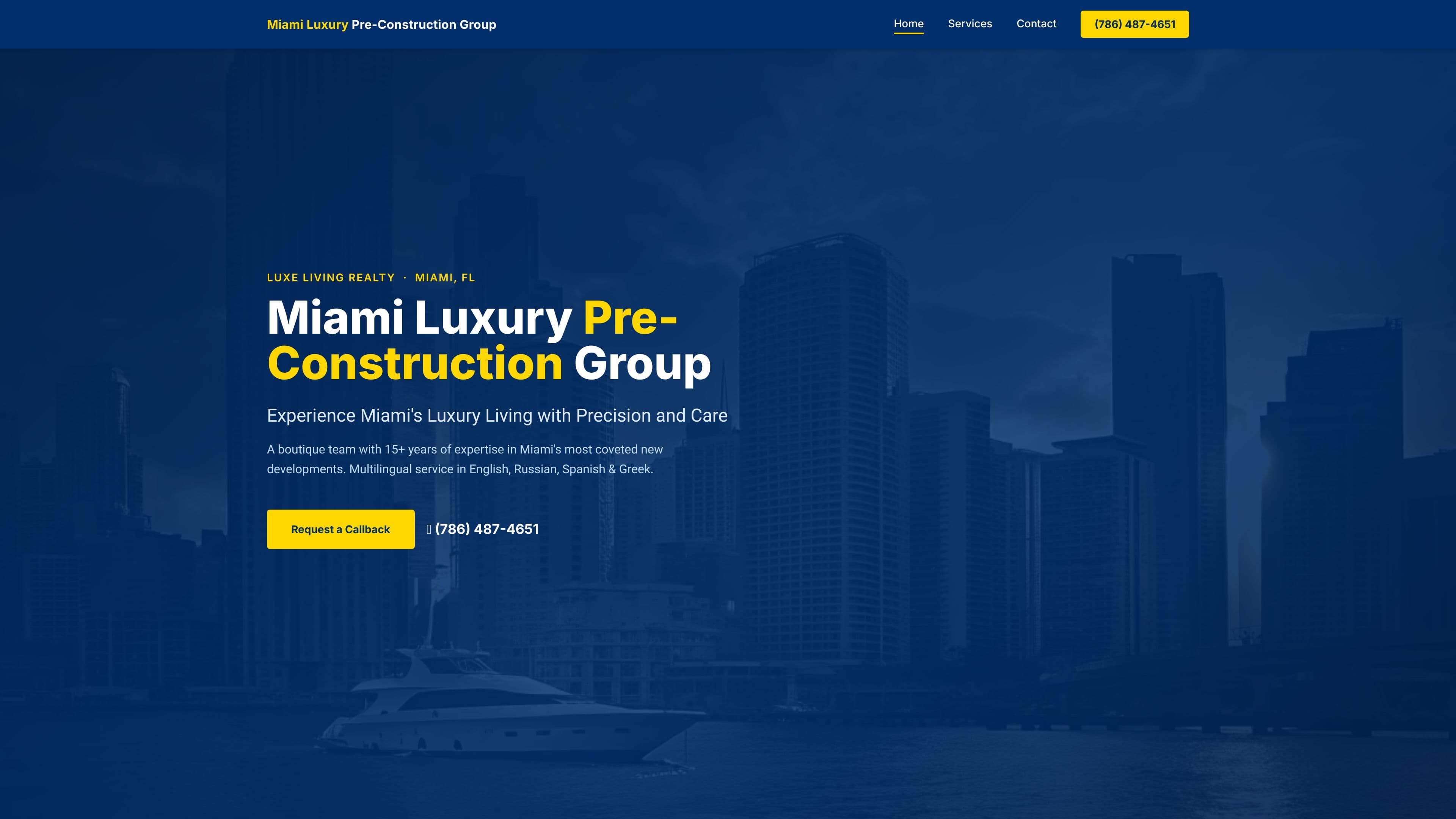 Miami Luxury Pre-Construction Group