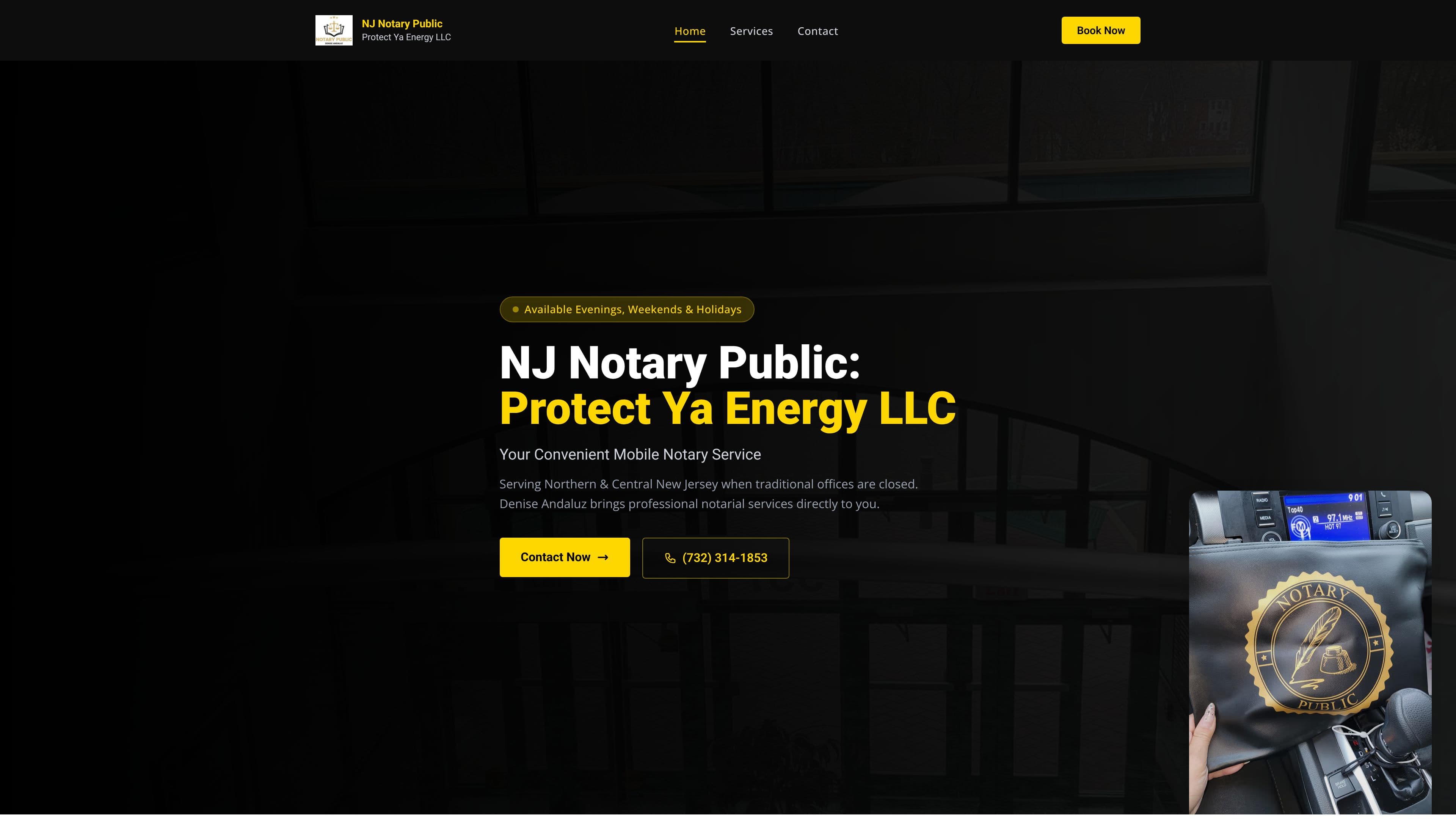 NJ Notary Public: Protect Ya Energy LLC
