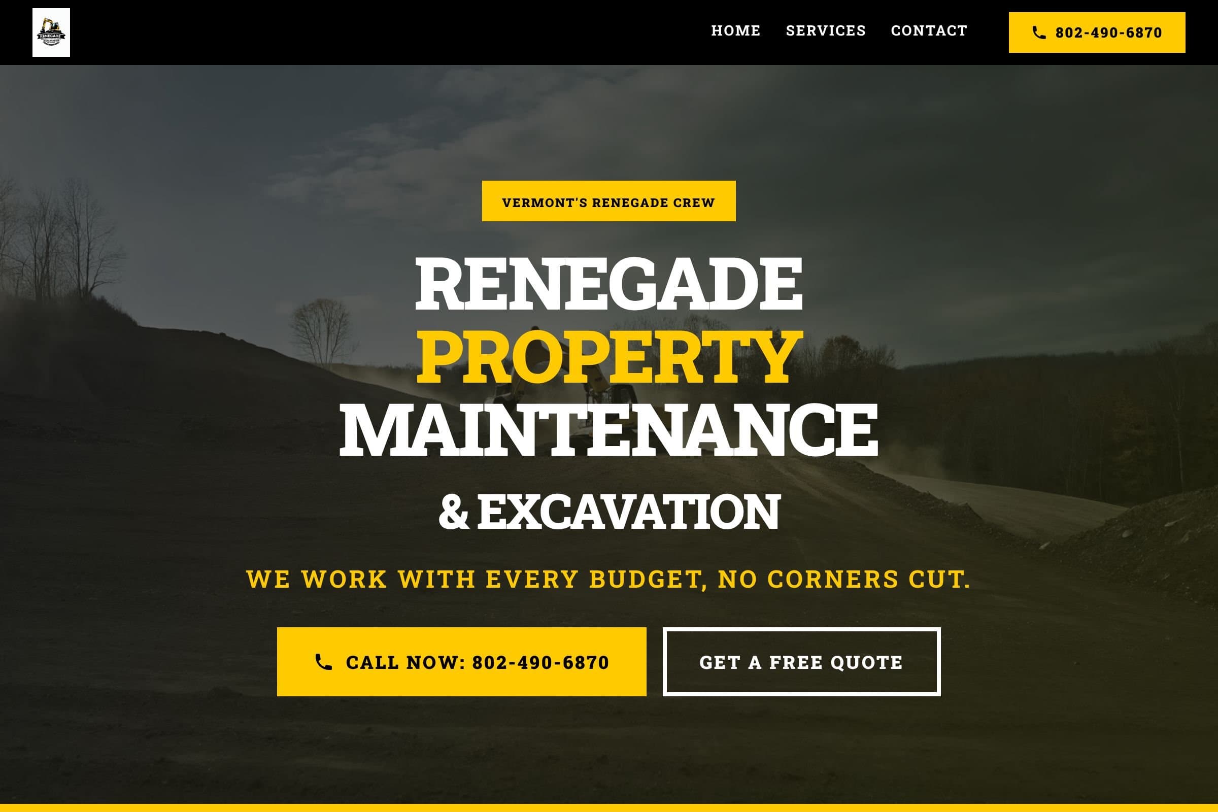 Renegade property maintenance & excavation