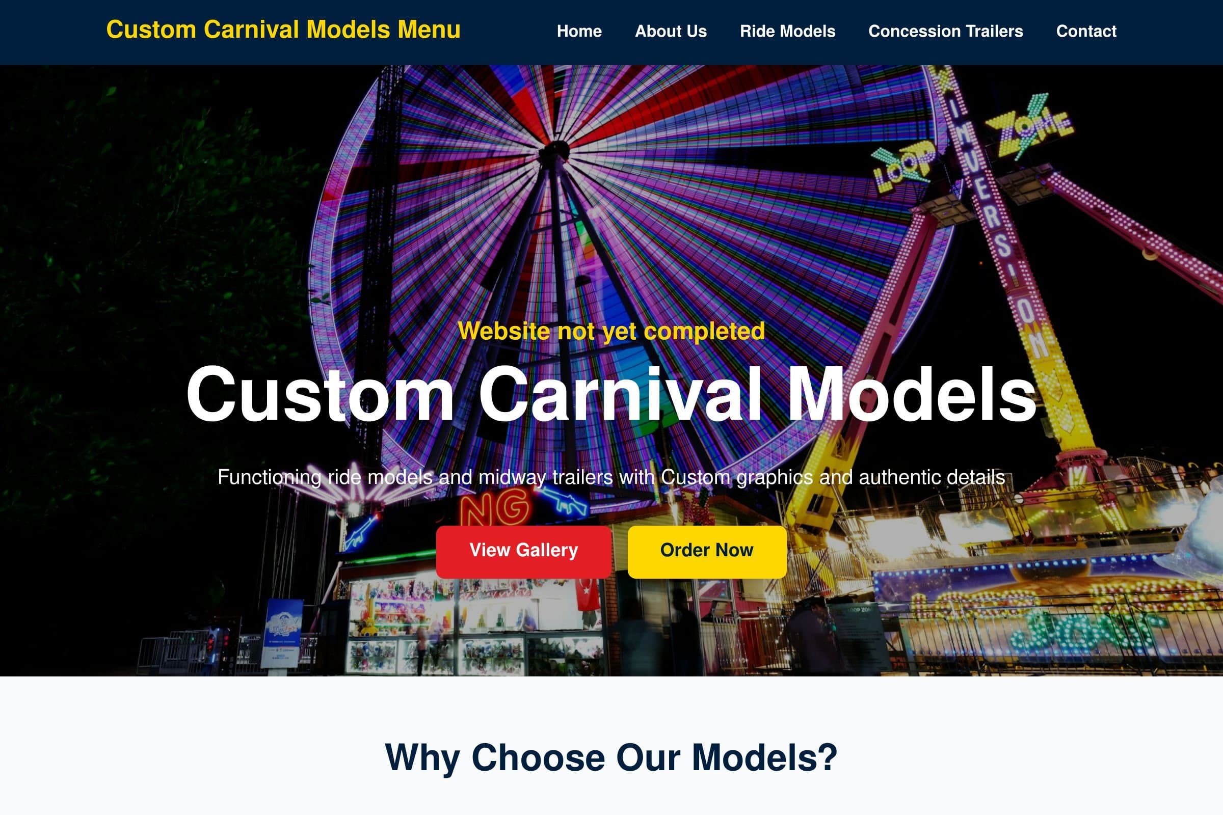 Custom Carnival Models