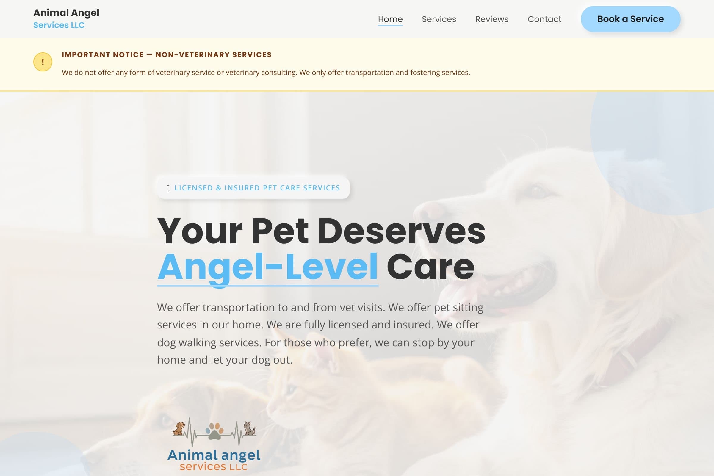 Animal angel services llc